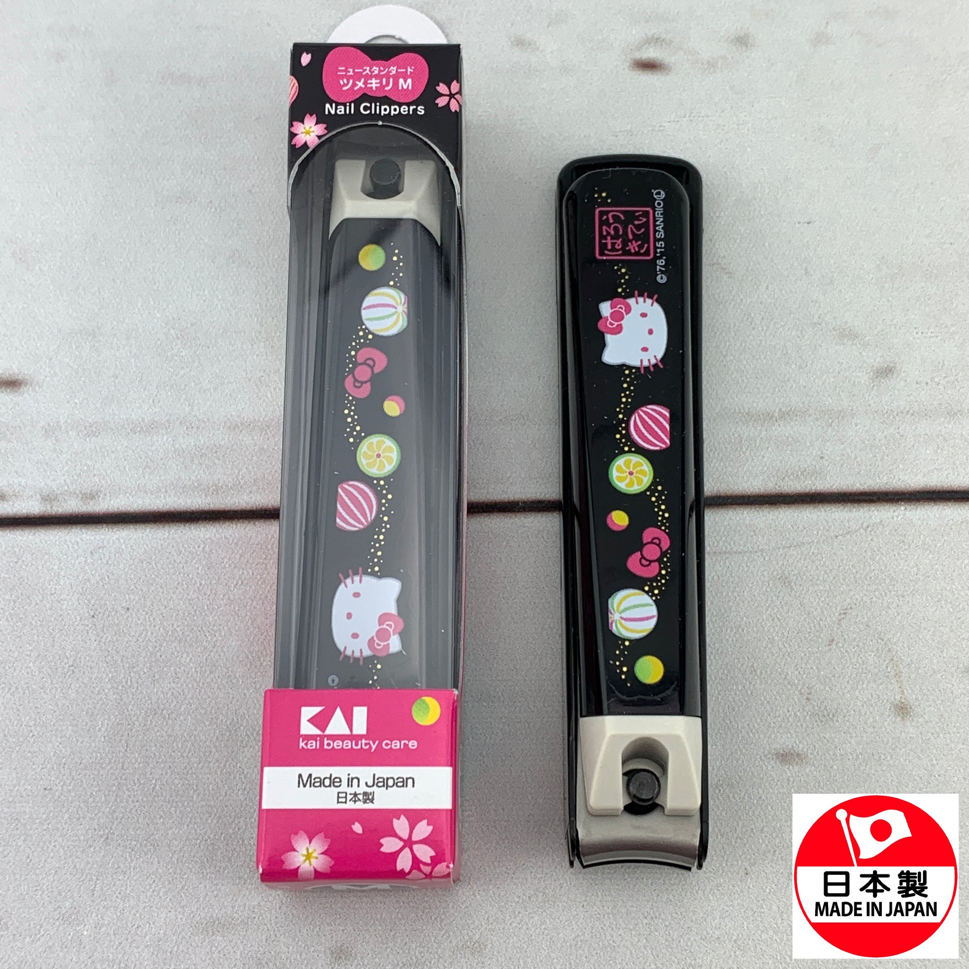 Hello Kitty Nail Clipper - Candy Size M by KAI Beauty Care KK-2528 Made in Japan