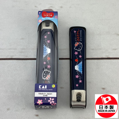Hello Kitty Nail Clipper - Mt. Fuji Size M by KAI Beauty Care KK-2526 Made in Japan