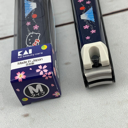 Hello Kitty Nail Clipper - Mt. Fuji Size M by KAI Beauty Care KK-2526 Made in Japan