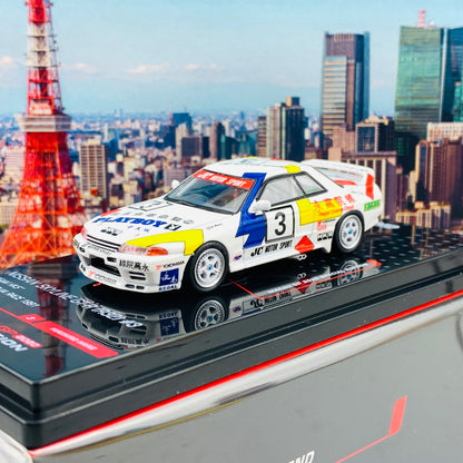 INNO64 MACAU GP 2020 COLLECTION NISSAN SKYLINE GT-R (R32) #3 "Team HKS"  Macau Guia Race 1991 IN64-R32-MGP20PB
