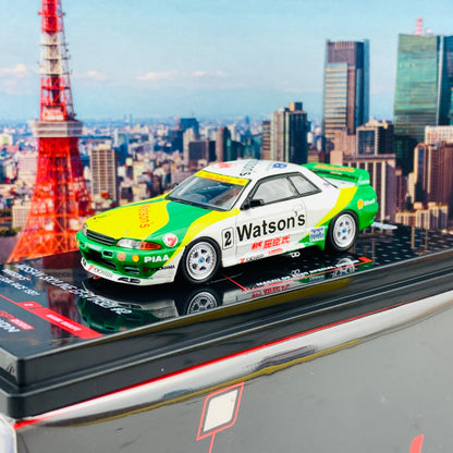 INNO64 MACAU GP 2020 COLLECTION NISSAN SKYLINE GT-R (R32) #2 "WATSON'S" Macau Guia Rce 1991 MARK SKAIFE IN64-R32-MGP20WS