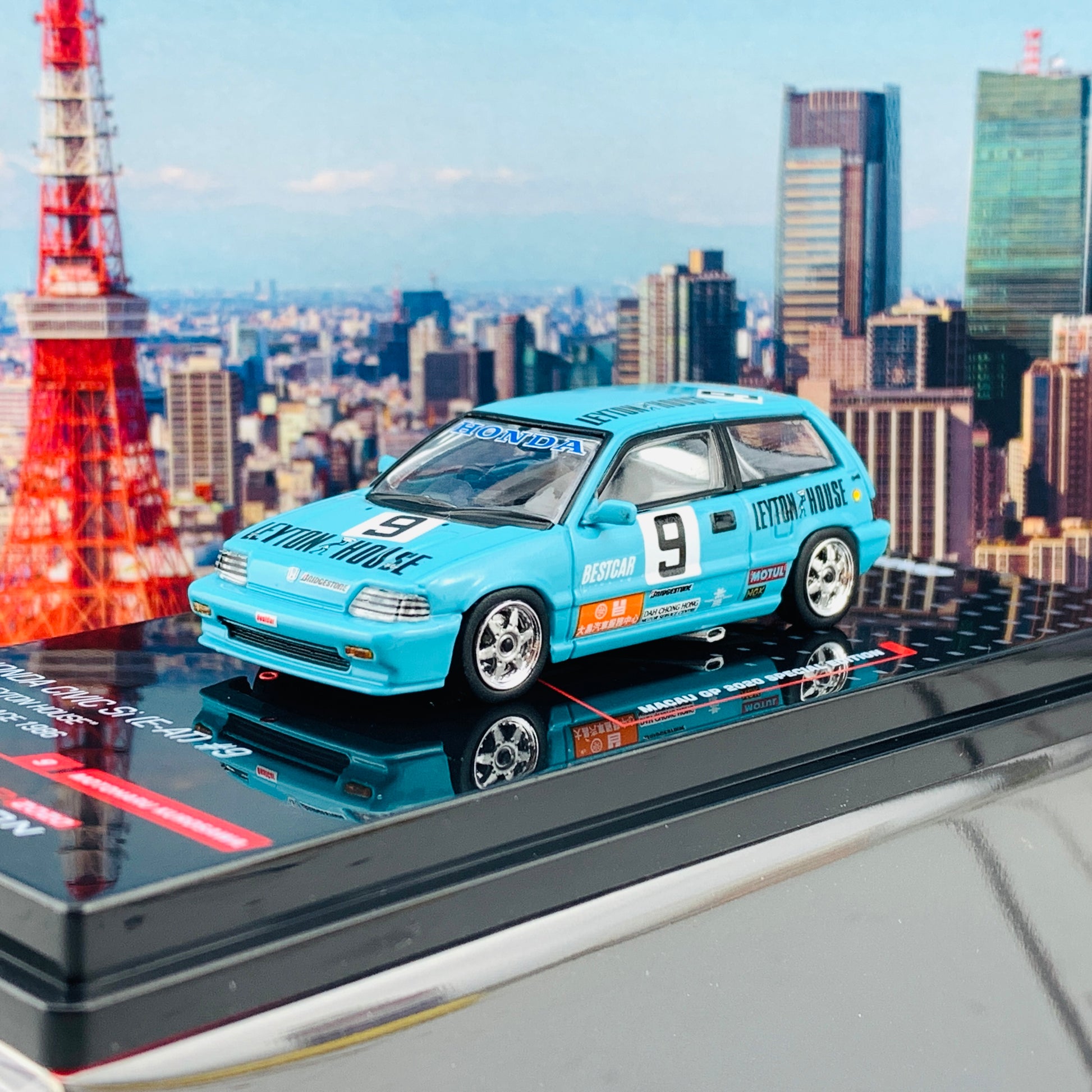 INNO64 MACAU GP 2020 COLLECTION HONDA CIVIC E-AT #9 "Team Leyton House"  Macau Guia Race IN64-EAT-MGP20LH