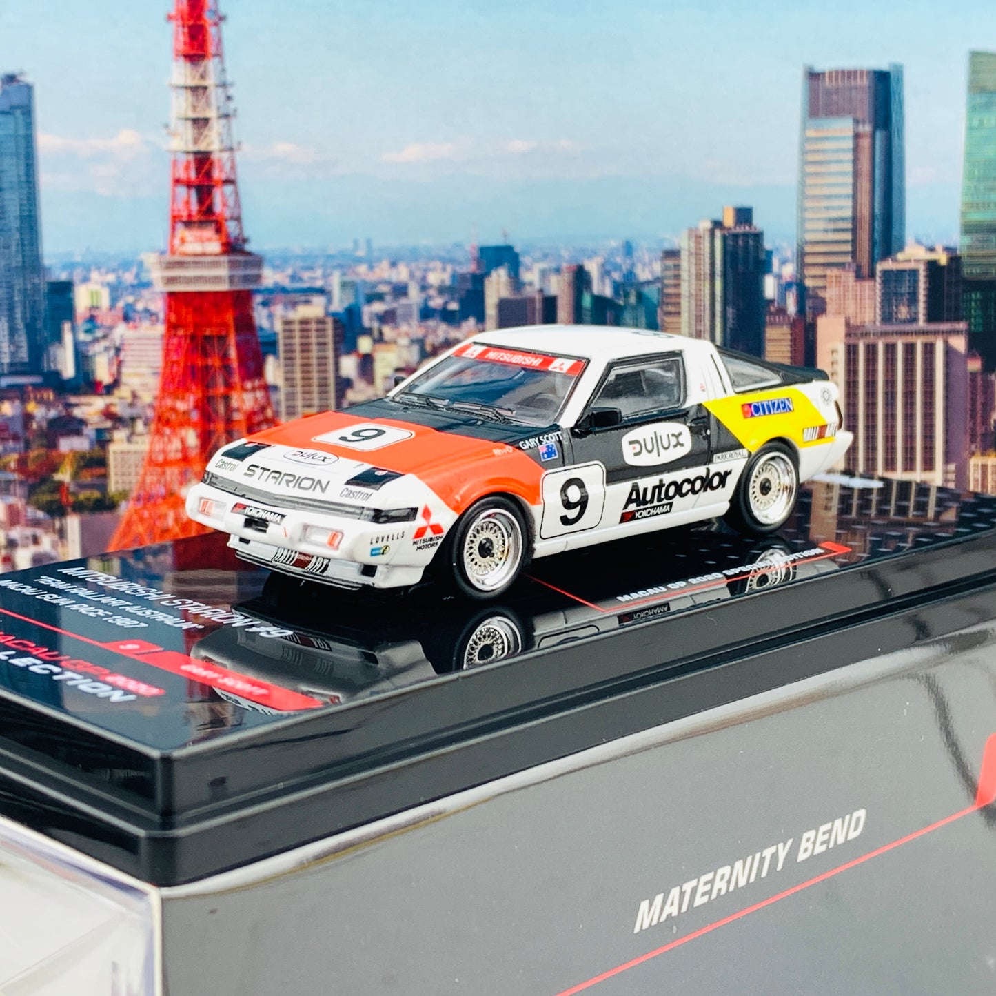 INNO64 MACAU GP 2020 COLLECTION Mitsubishi Starion #9 "Team Ralliart Australia"  Macau Guia Race 1987 Gary Scott IN64-A183-MGP20RA