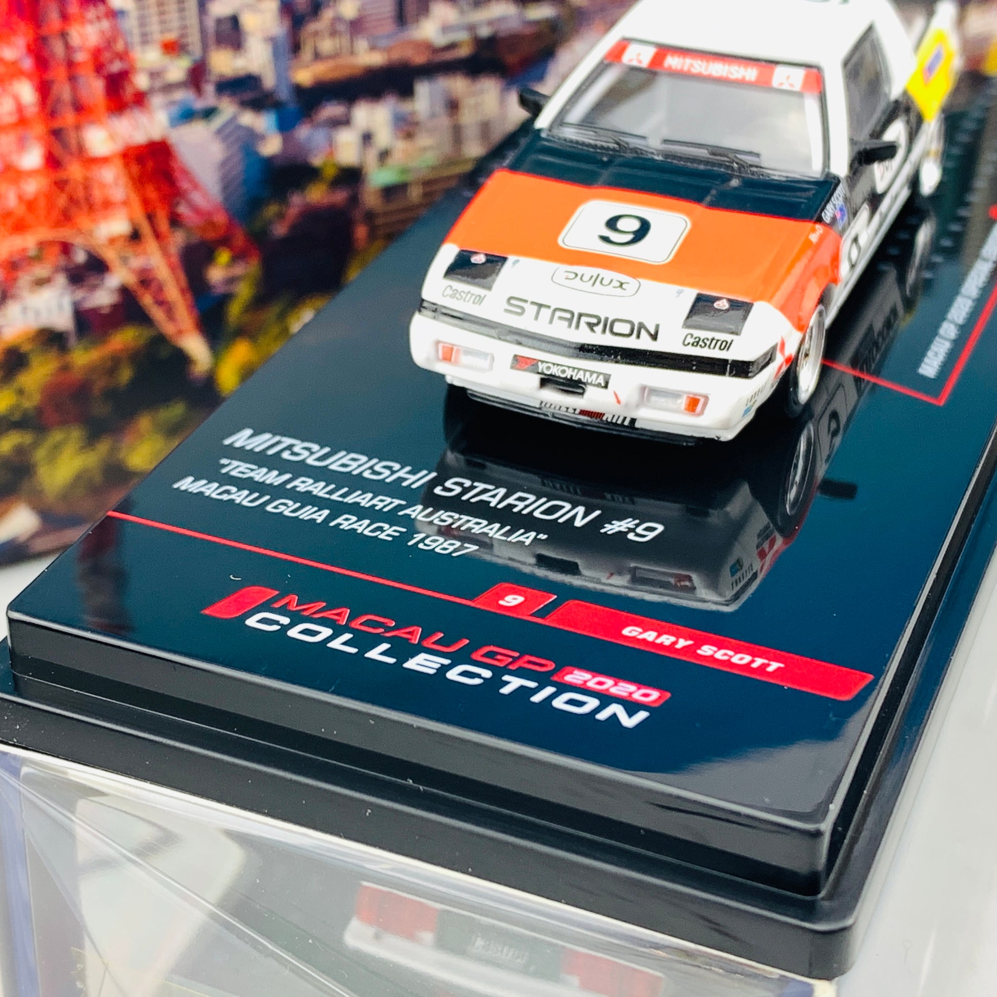 INNO64 MACAU GP 2020 COLLECTION Mitsubishi Starion #9 "Team Ralliart Australia"  Macau Guia Race 1987 Gary Scott IN64-A183-MGP20RA