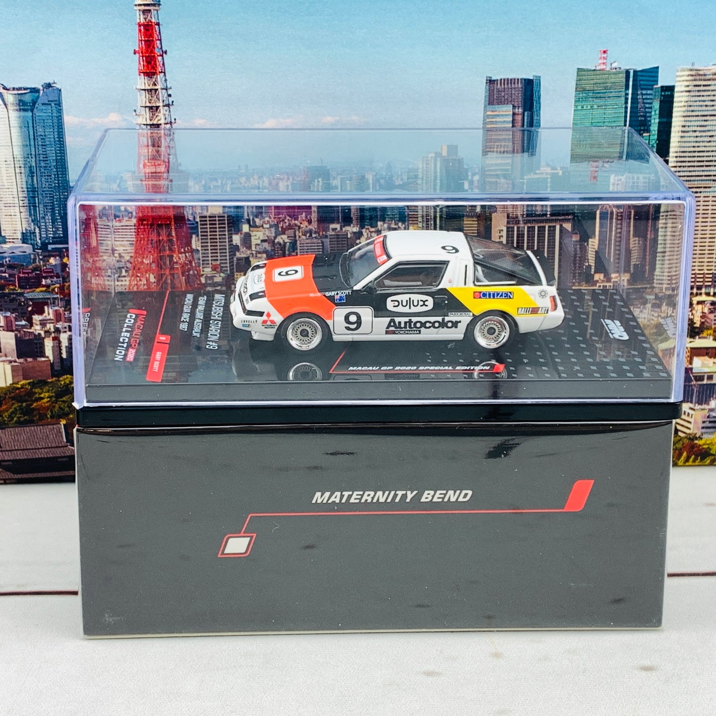INNO64 MACAU GP 2020 COLLECTION Mitsubishi Starion #9 "Team Ralliart Australia"  Macau Guia Race 1987 Gary Scott IN64-A183-MGP20RA