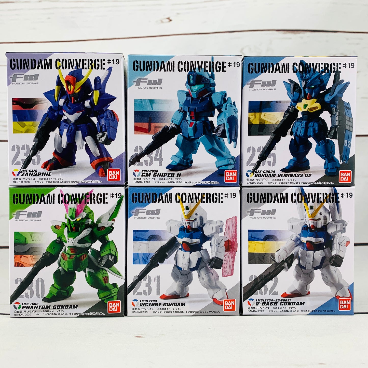 FUSION WORKS Gundam Converge #19 Complete set of 6