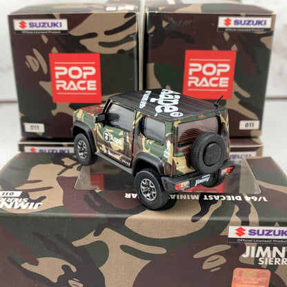POPRACE x BM Creations 1/64 Suzuki Jimny Sierra (JB74) 2018 x Aape RHD 64B0011