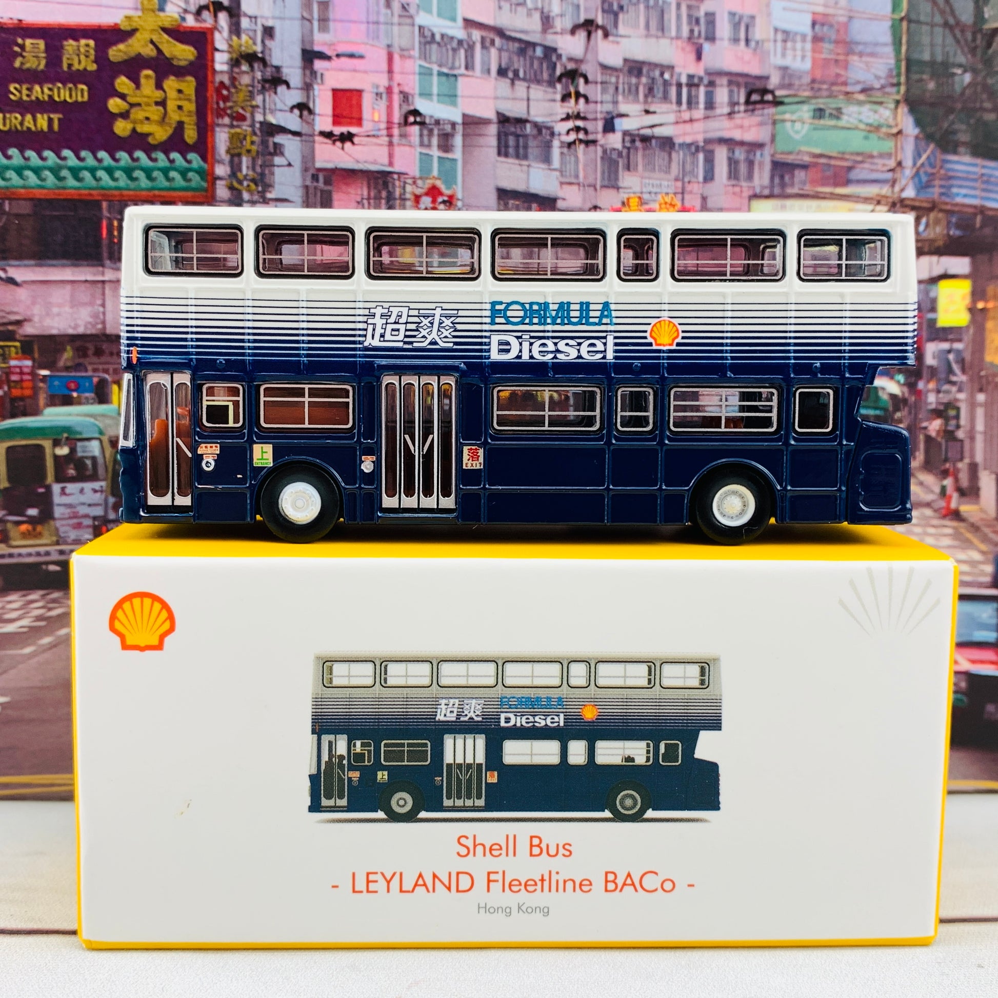 Tiny 微影 Leyland Fleetline BACo Shell Bus 利蘭珍寶 (平頂寶) ATC64972