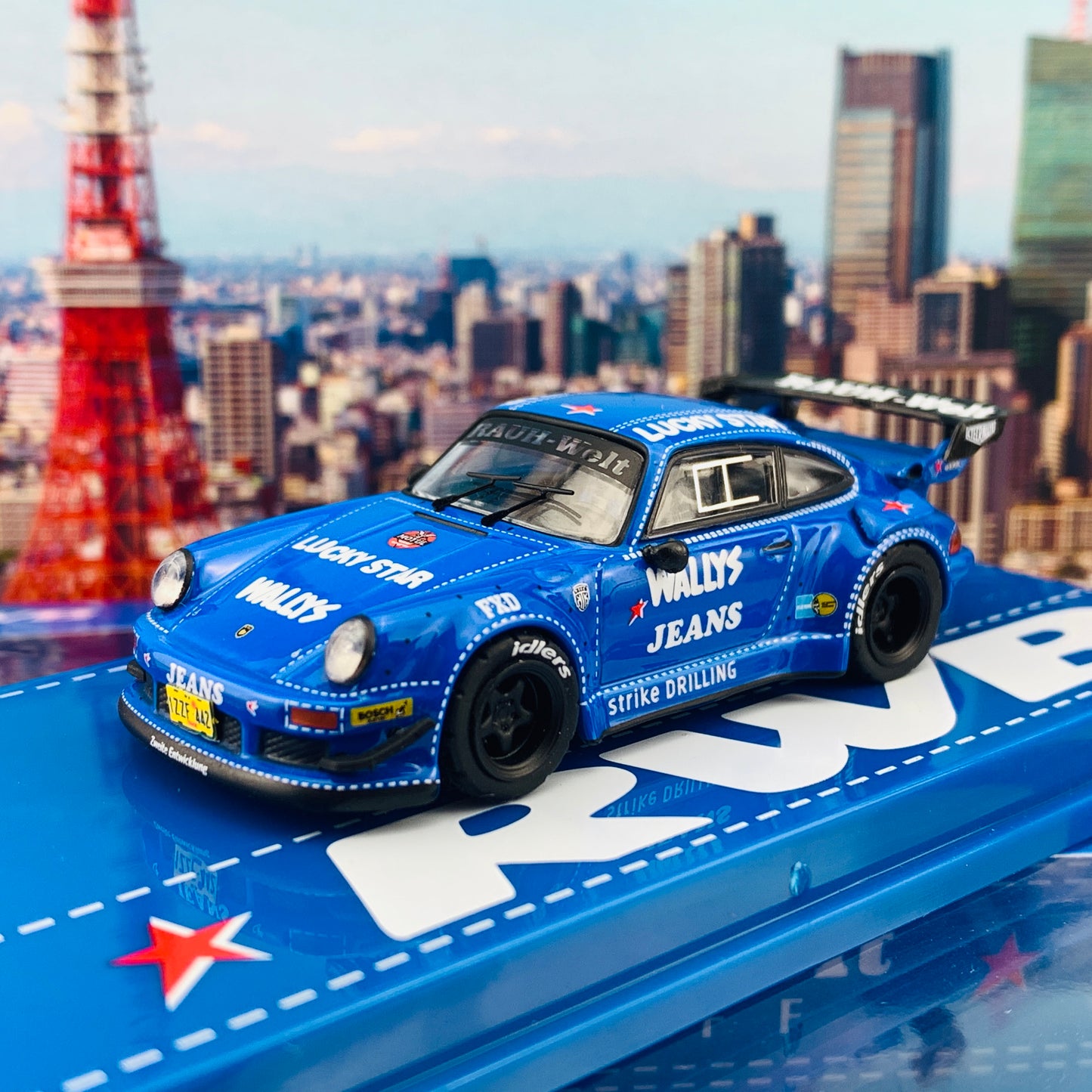 Tarmac Works 1/64 RWB 930 Wally's Jeans T64-015-WJ