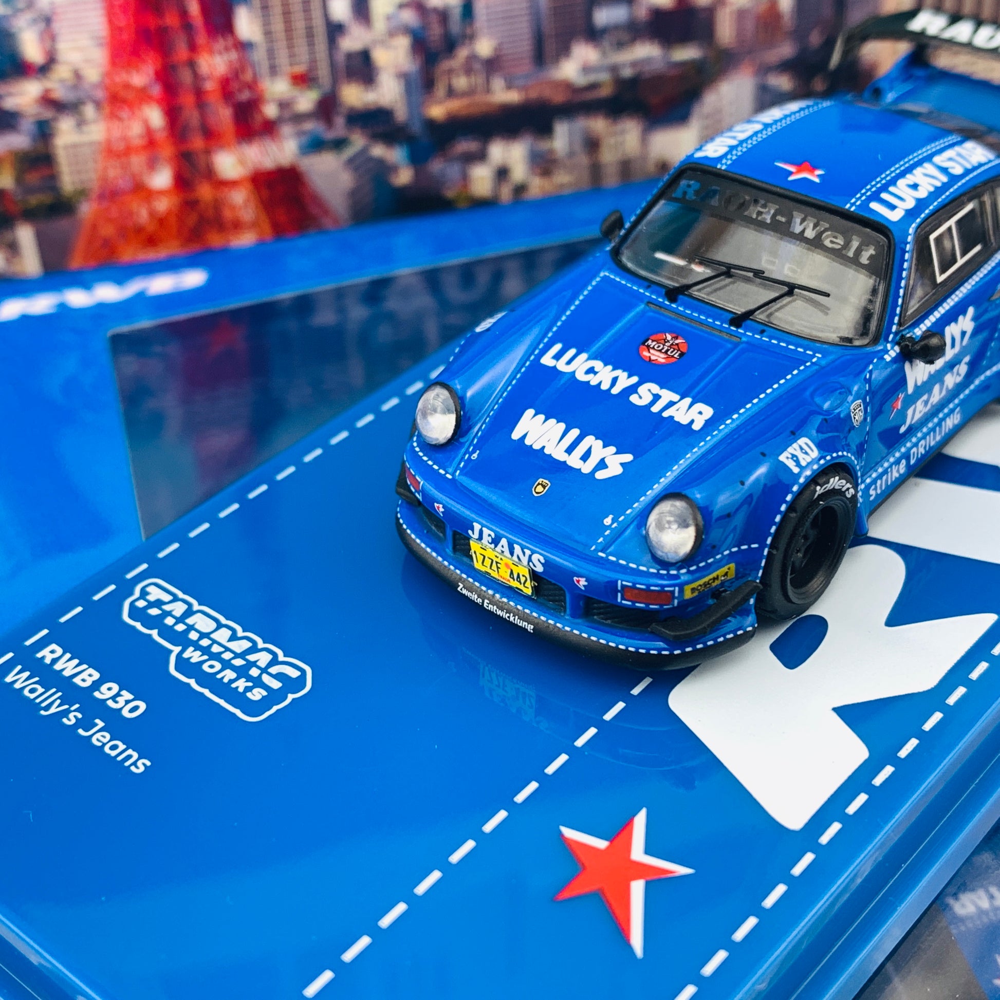 Tarmac Works 1/64 RWB 930 Wally's Jeans T64-015-WJ