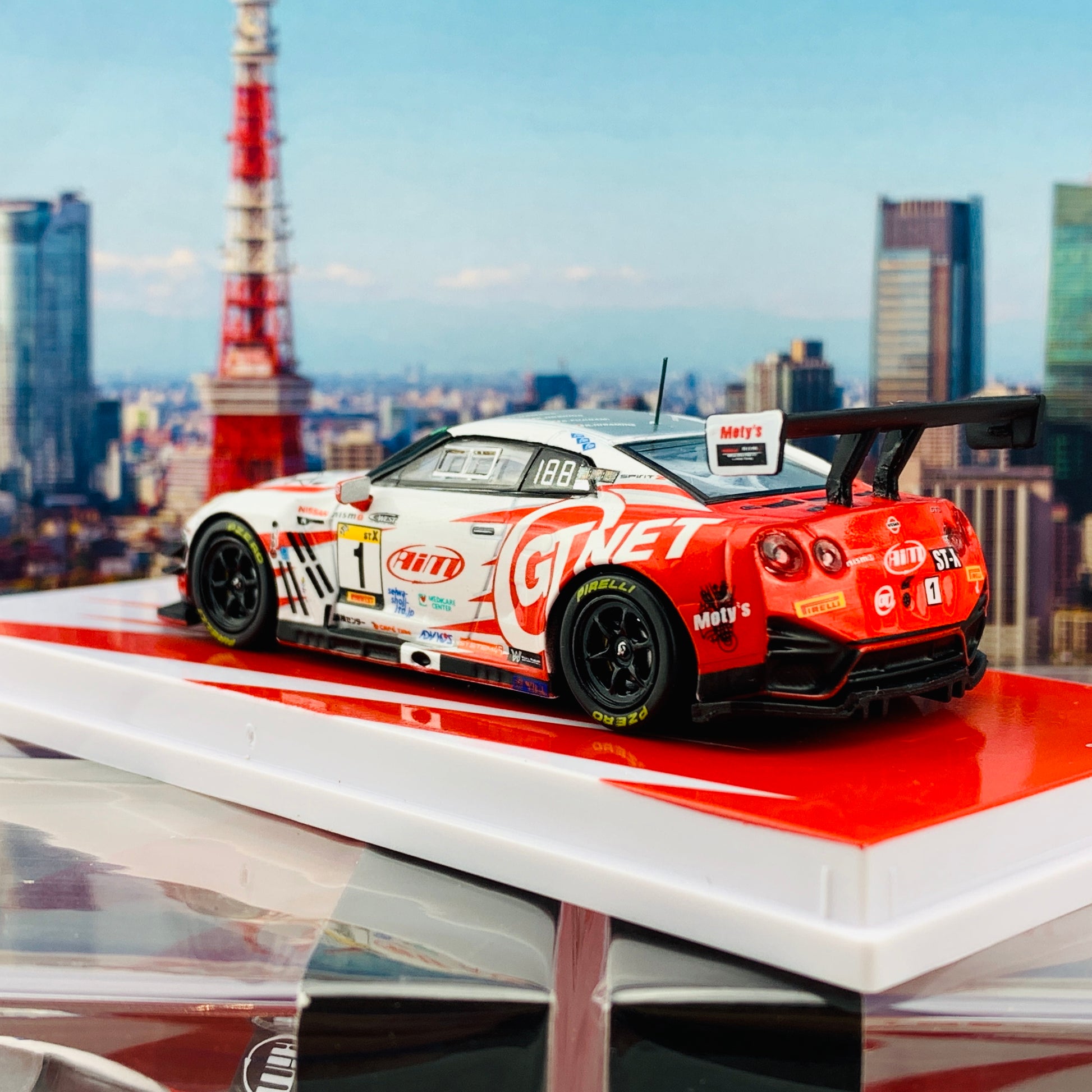 Tarmac Works x GTNET 1/64 Nissan GTR Nismo GT3 Super Taikyu Series 2019 Hamano / Hoshino / Fujinam * Limited to 1248pcs * T64-005-19ST01