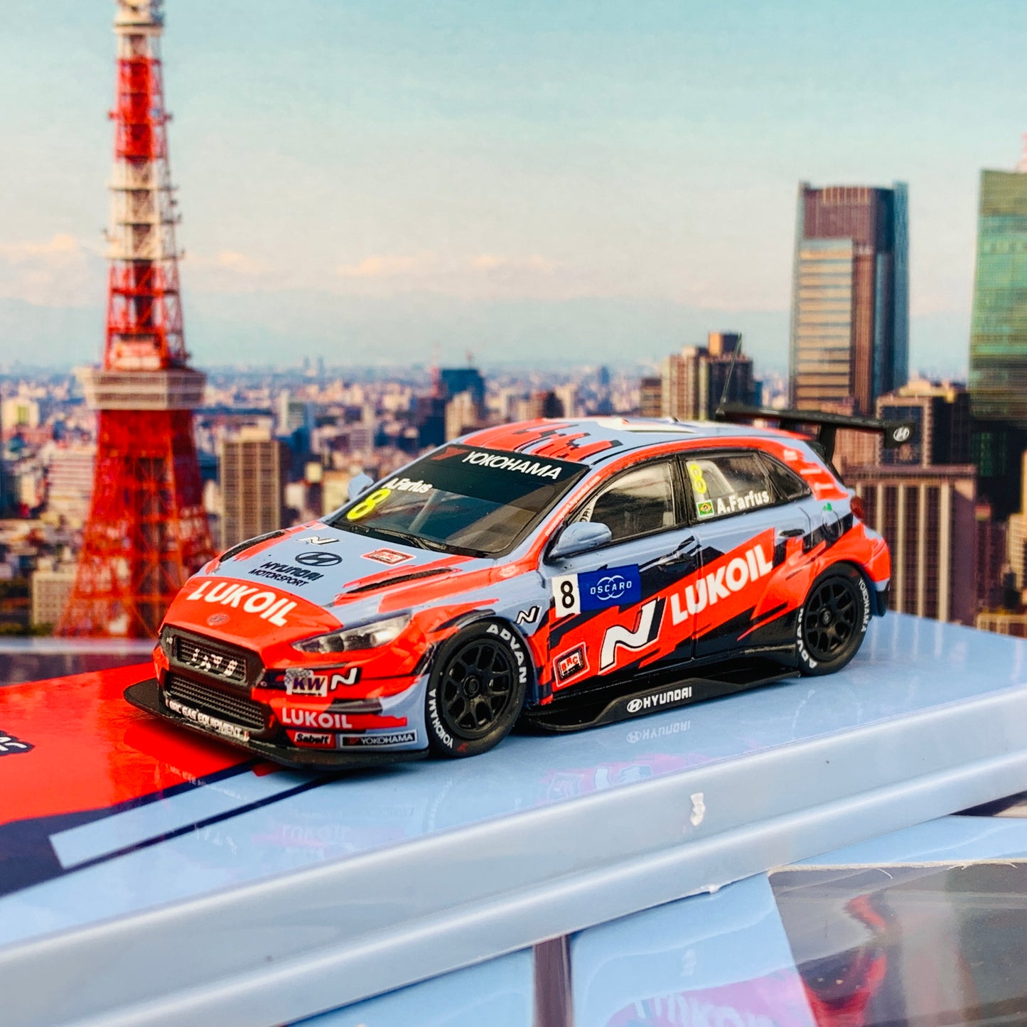 Tarmac Works 1/64 Hyundai i30 N TCR WTCR 2019 Augusto Farfus * Limited to 1248pcs * T64-031-19WTCR08