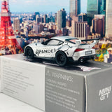 MINI GT 1/64 Pandem Toyota GR Supra V1.0 Silver RHD MGT00175-R