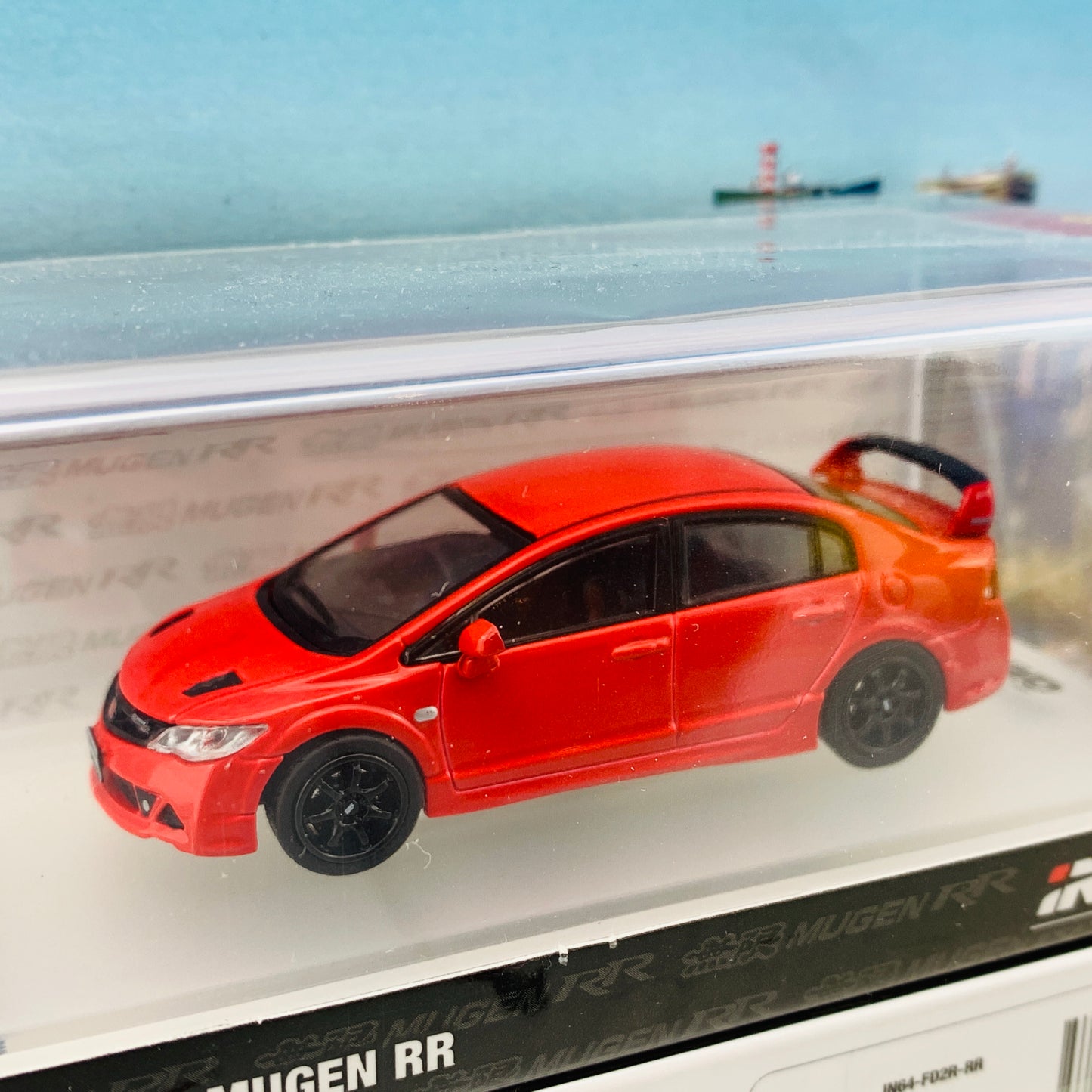 INNO64 1/64 HONDA CIVIC FD2 MUGEN RR Red IN64-FD2R-RR