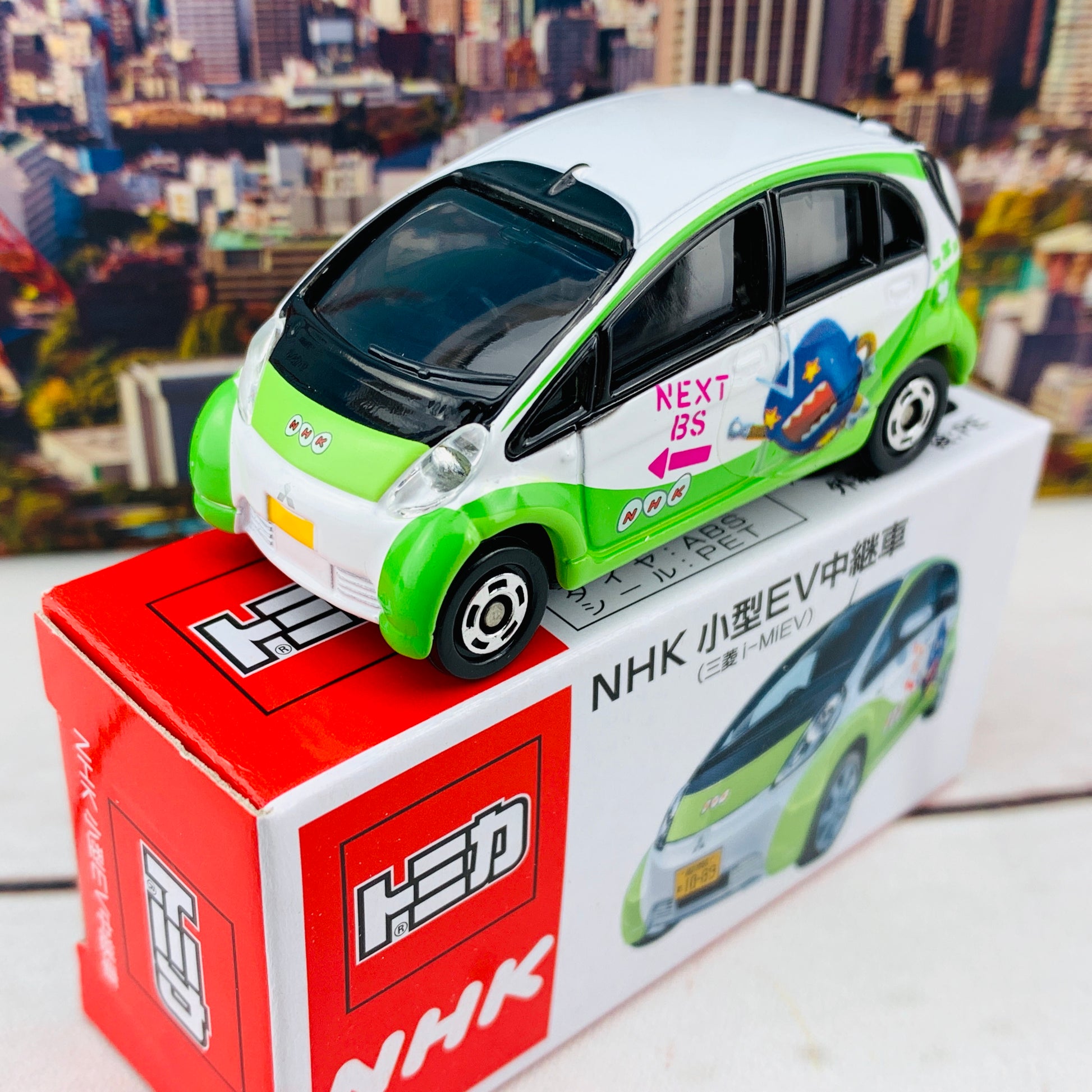 TOMICA NHK Mitsubishi i-MiEV