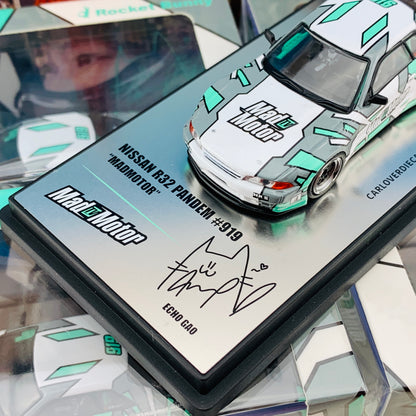 INNO64 1/64 NISSAN SKYLINE GTR R32 PANDEM MAD MOTOR ECHO GAO - CDC 2018 Champion IN64-R32P-MMEG