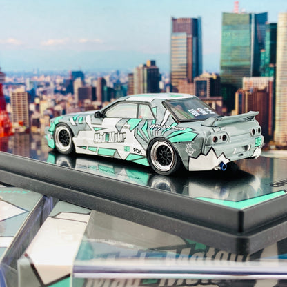 INNO64 1/64 NISSAN SKYLINE GTR R32 PANDEM MAD MOTOR ECHO GAO - CDC 2018 Champion IN64-R32P-MMEG