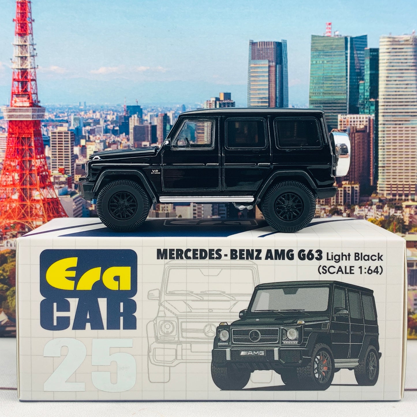 ERA CAR 25 1/64 Mercedes Benz AMG G63 1ST Special Edition Light Black MB204X4RN25