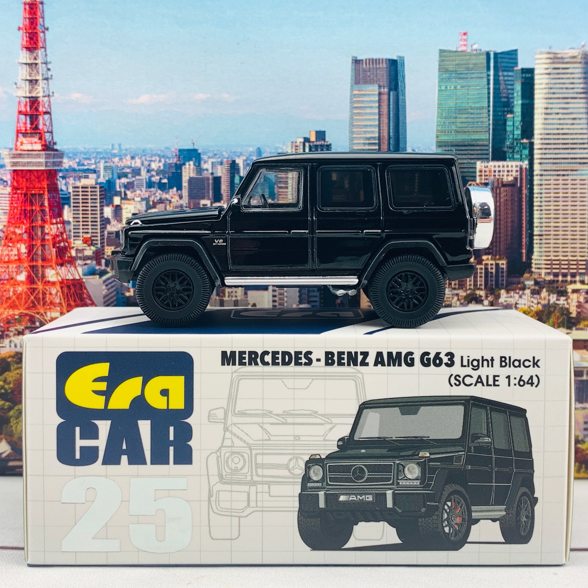 ERA CAR 25 1/64 Mercedes Benz AMG G63 1ST Special Edition Light Black MB204X4RN25