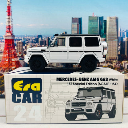 ERA CAR 24 1/64 Mercedes Benz AMG G63 1ST Special Edition White MB204X4RF24