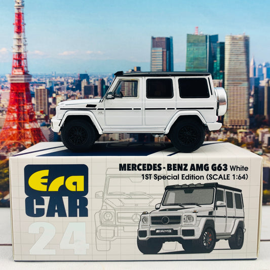 ERA CAR 24 1/64 Mercedes Benz AMG G63 1ST Special Edition White MB204X4RF24