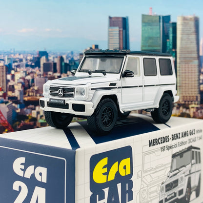 ERA CAR 24 1/64 Mercedes Benz AMG G63 1ST Special Edition White MB204X4RF24