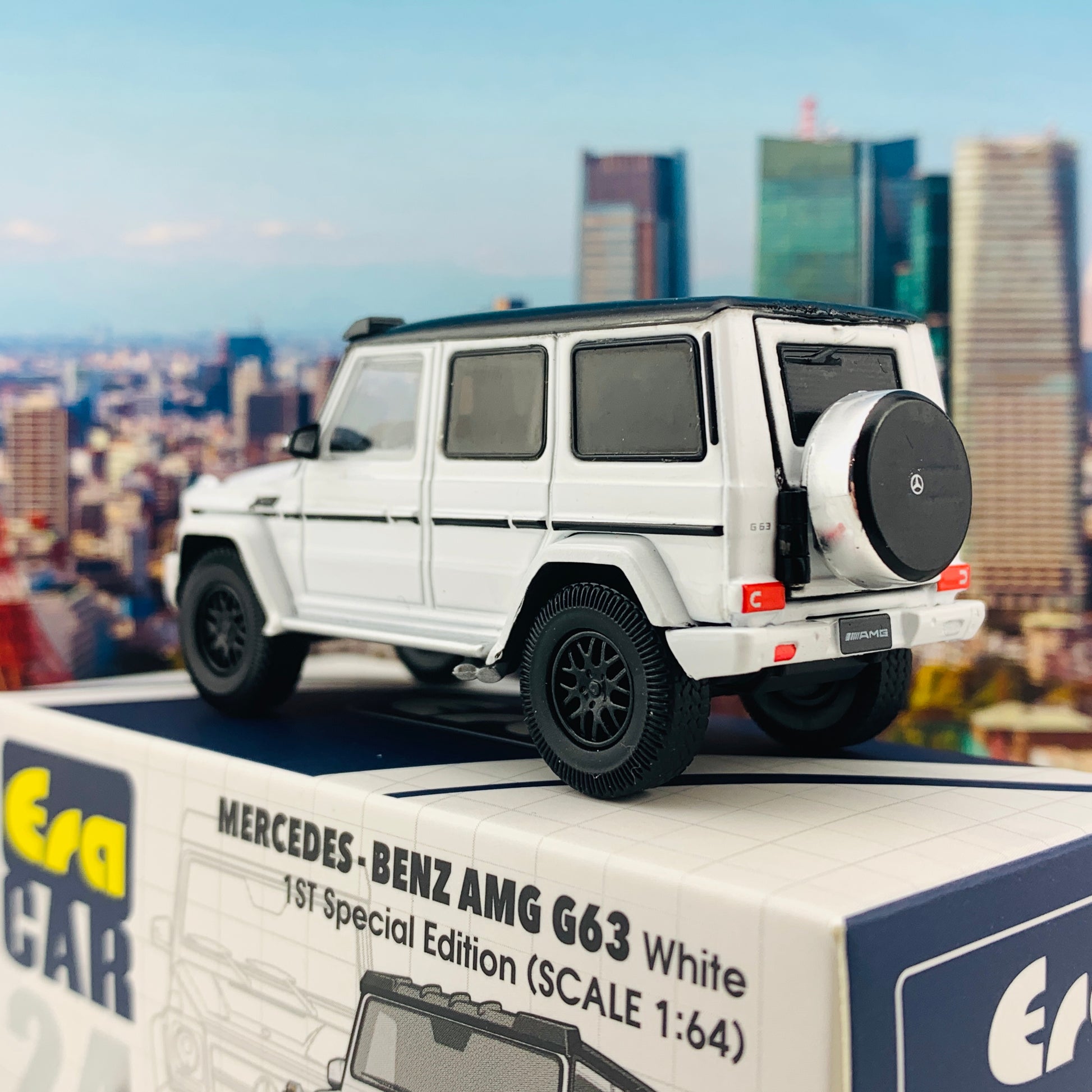 ERA CAR 24 1/64 Mercedes Benz AMG G63 1ST Special Edition White MB204X4RF24