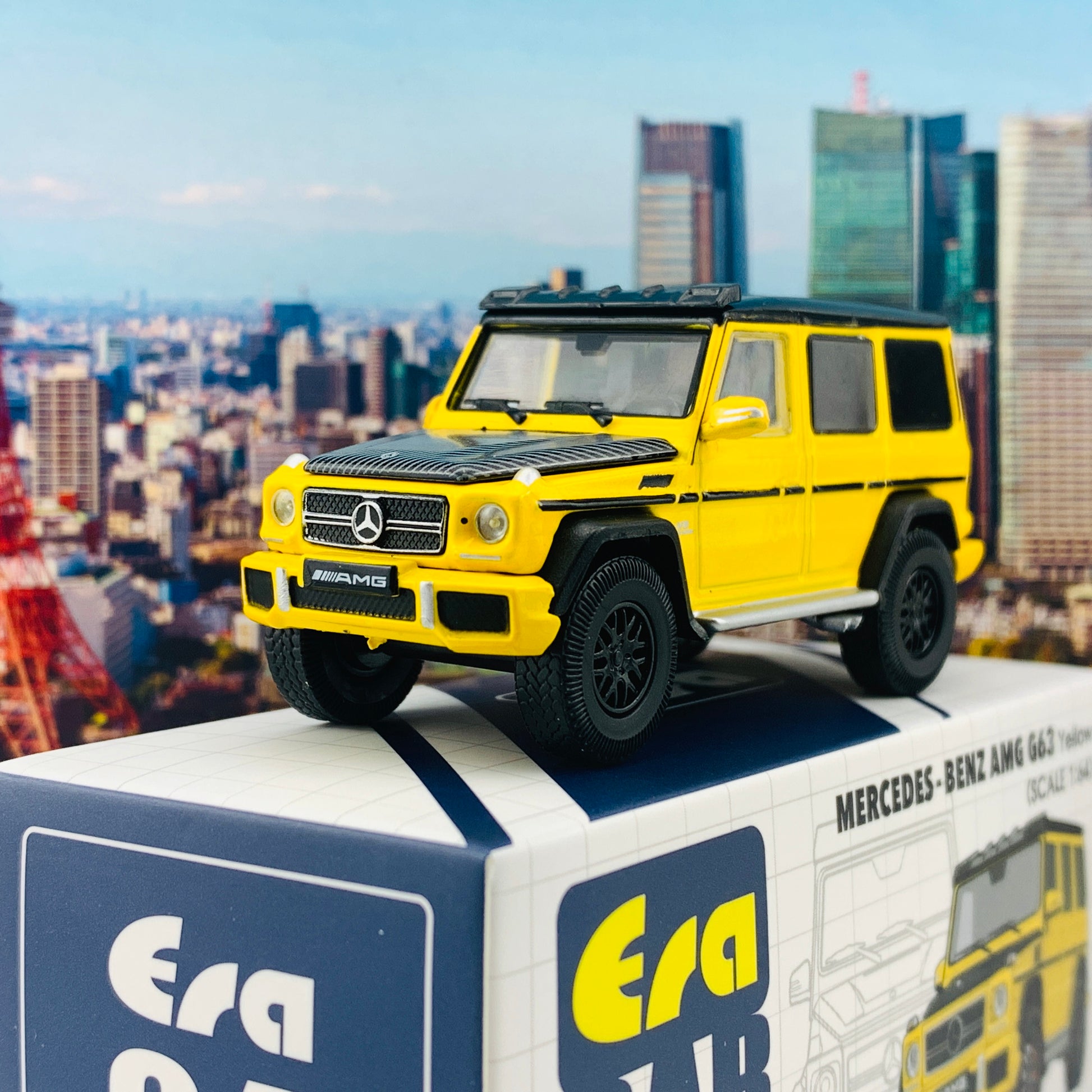 ERA CAR 24 1/64 Mercedes Benz AMG G63 Yellow MB204X4RN24