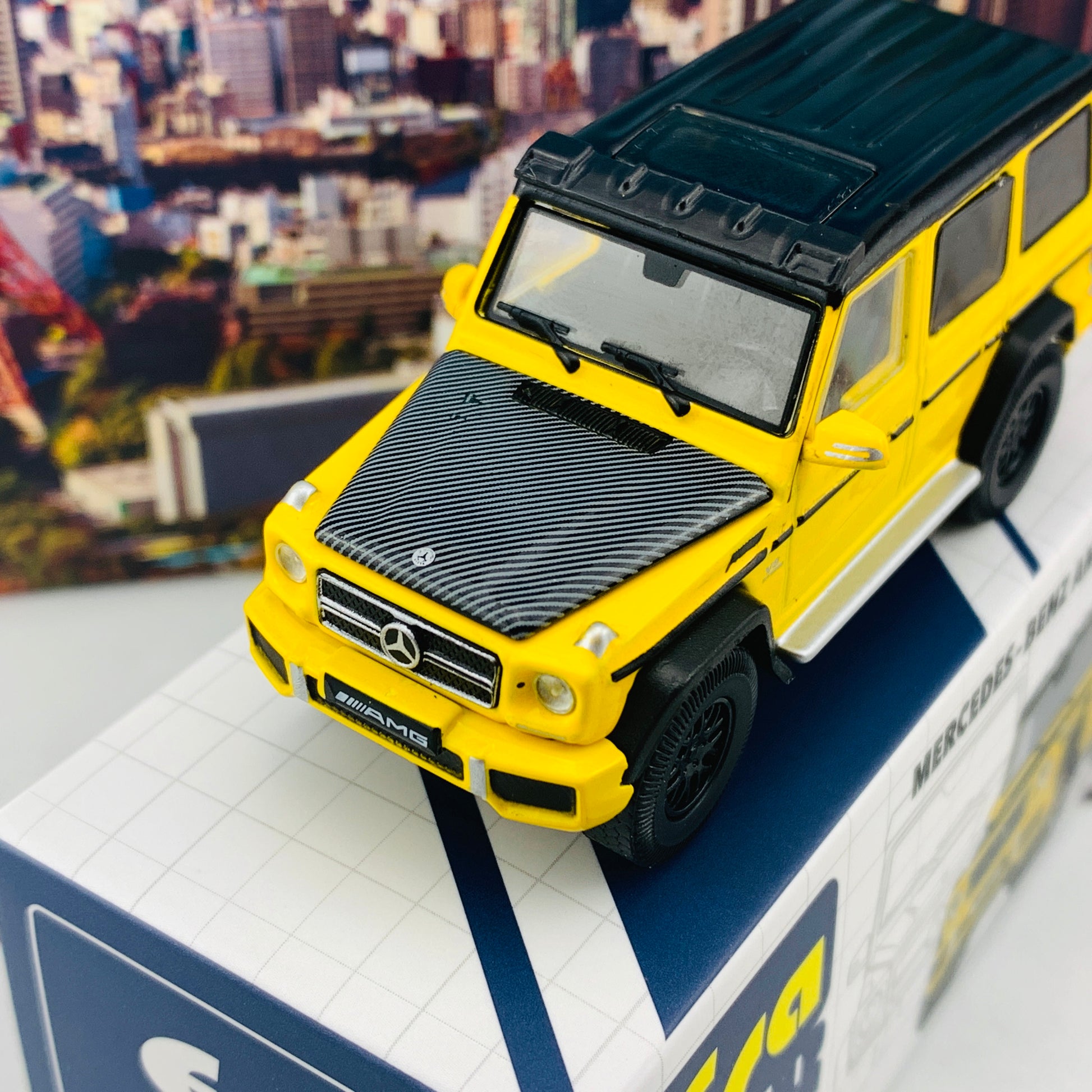 ERA CAR 24 1/64 Mercedes Benz AMG G63 Yellow MB204X4RN24