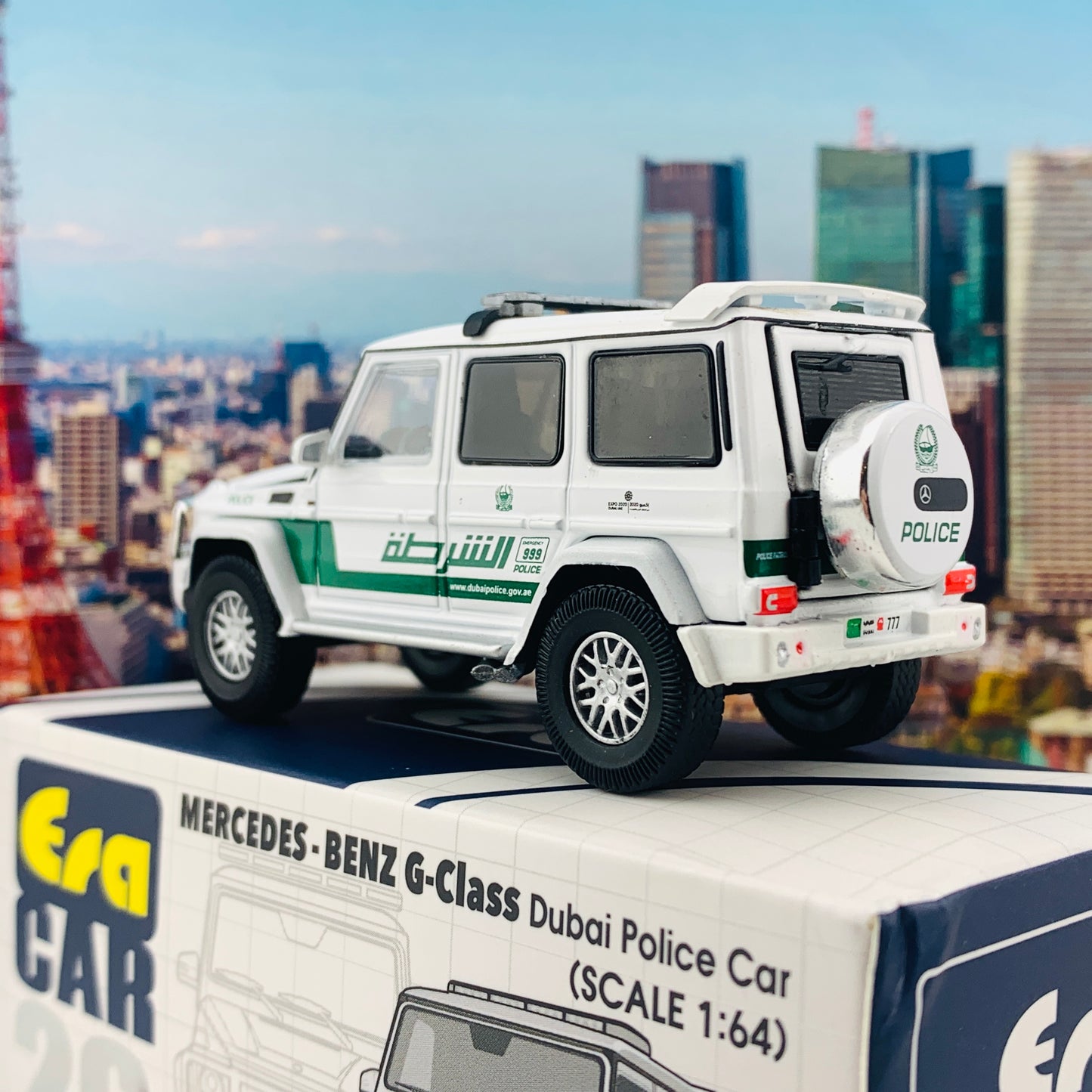 ERA CAR 26 1/64 Mercedes Benz G-Class Dubai Police Car MB204X4RN26