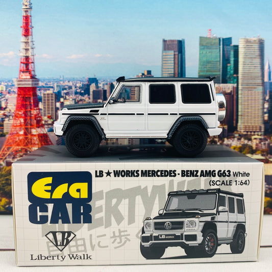 ERA CAR 1/64 LB WORKS Mercedes Benz AMG G63 White MB204X4SP27