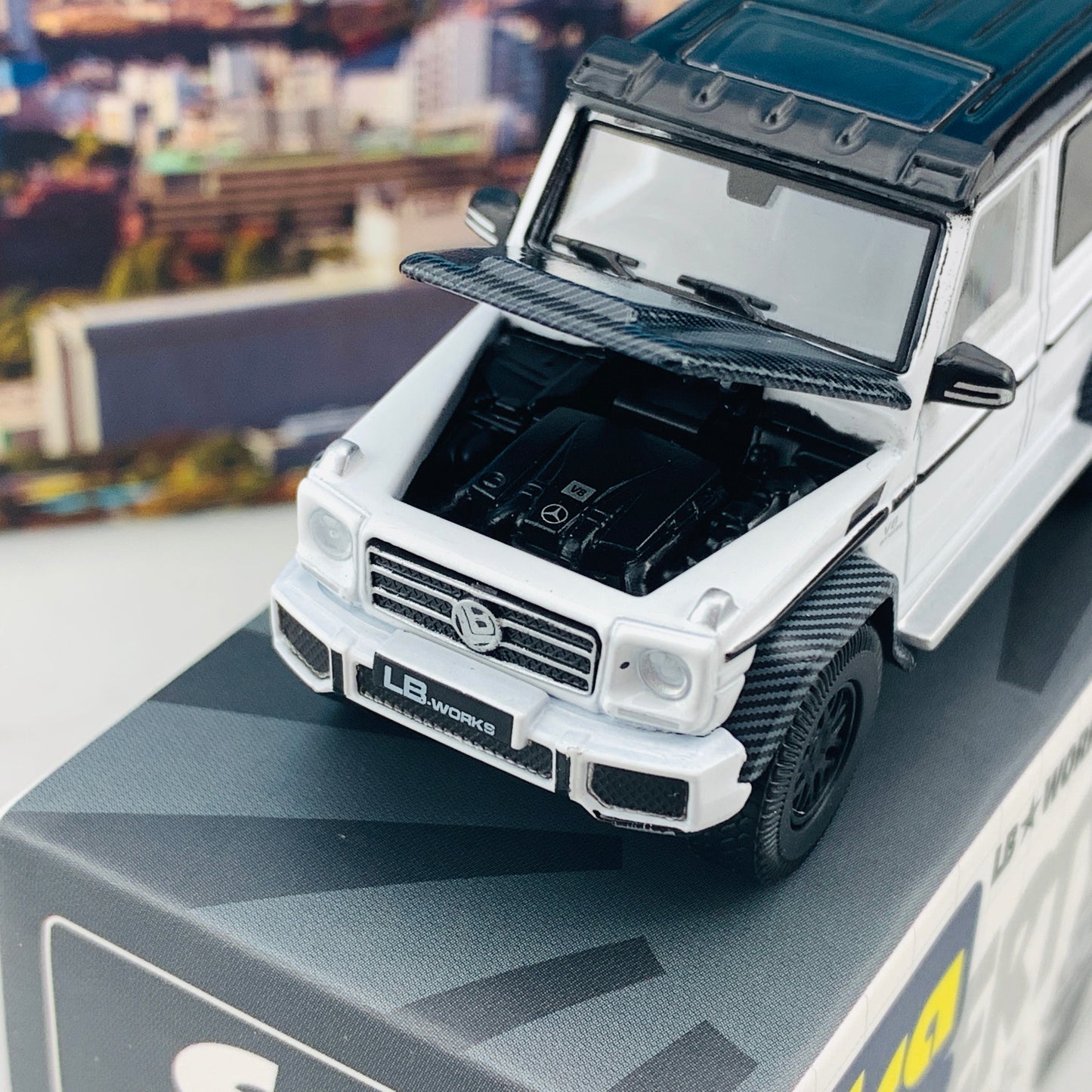 ERA CAR 1/64 LB WORKS Mercedes Benz AMG G63 White MB204X4SP27