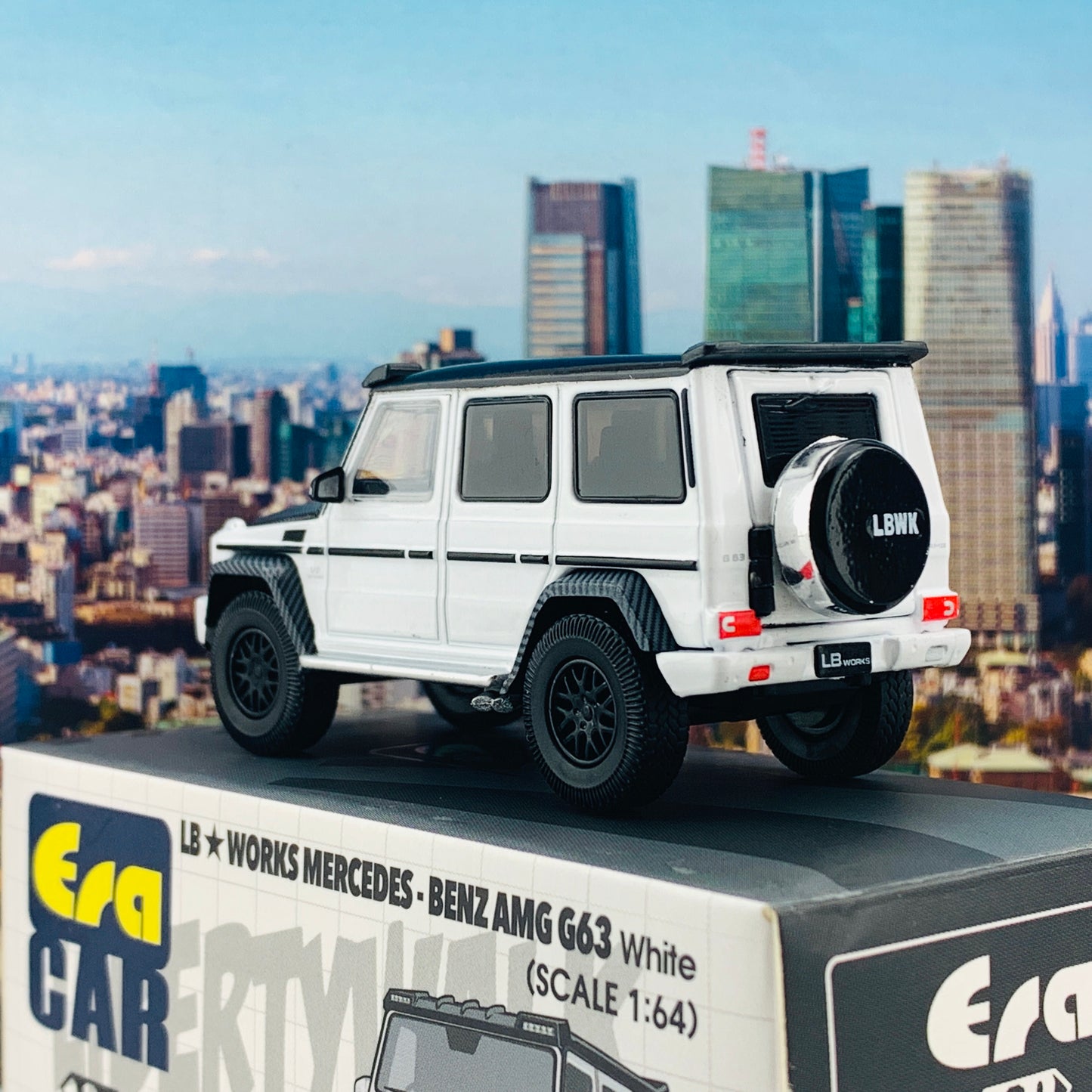 ERA CAR 1/64 LB WORKS Mercedes Benz AMG G63 White MB204X4SP27