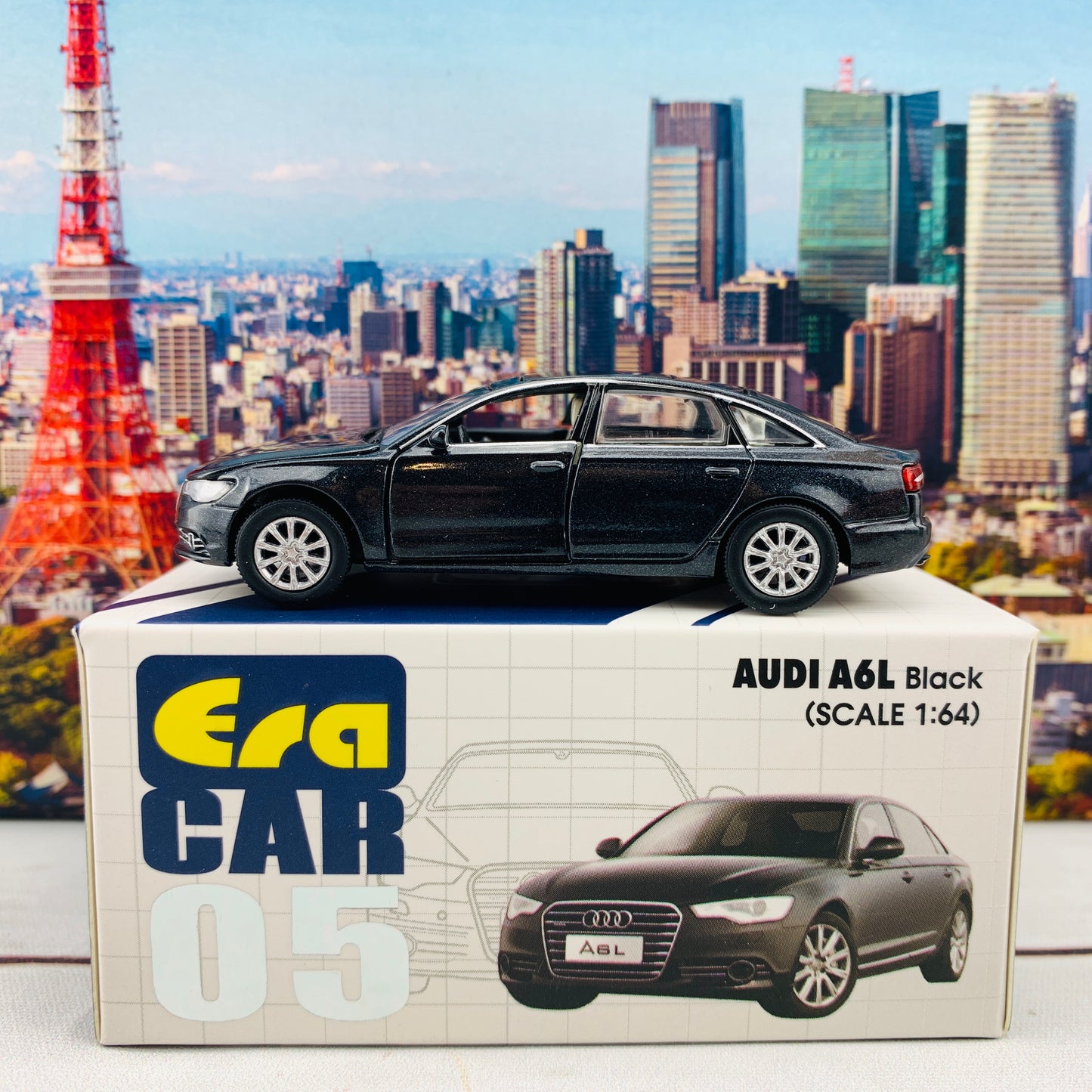 ERA CAR 1/64 Audi A6L Black AU19A6LRN05