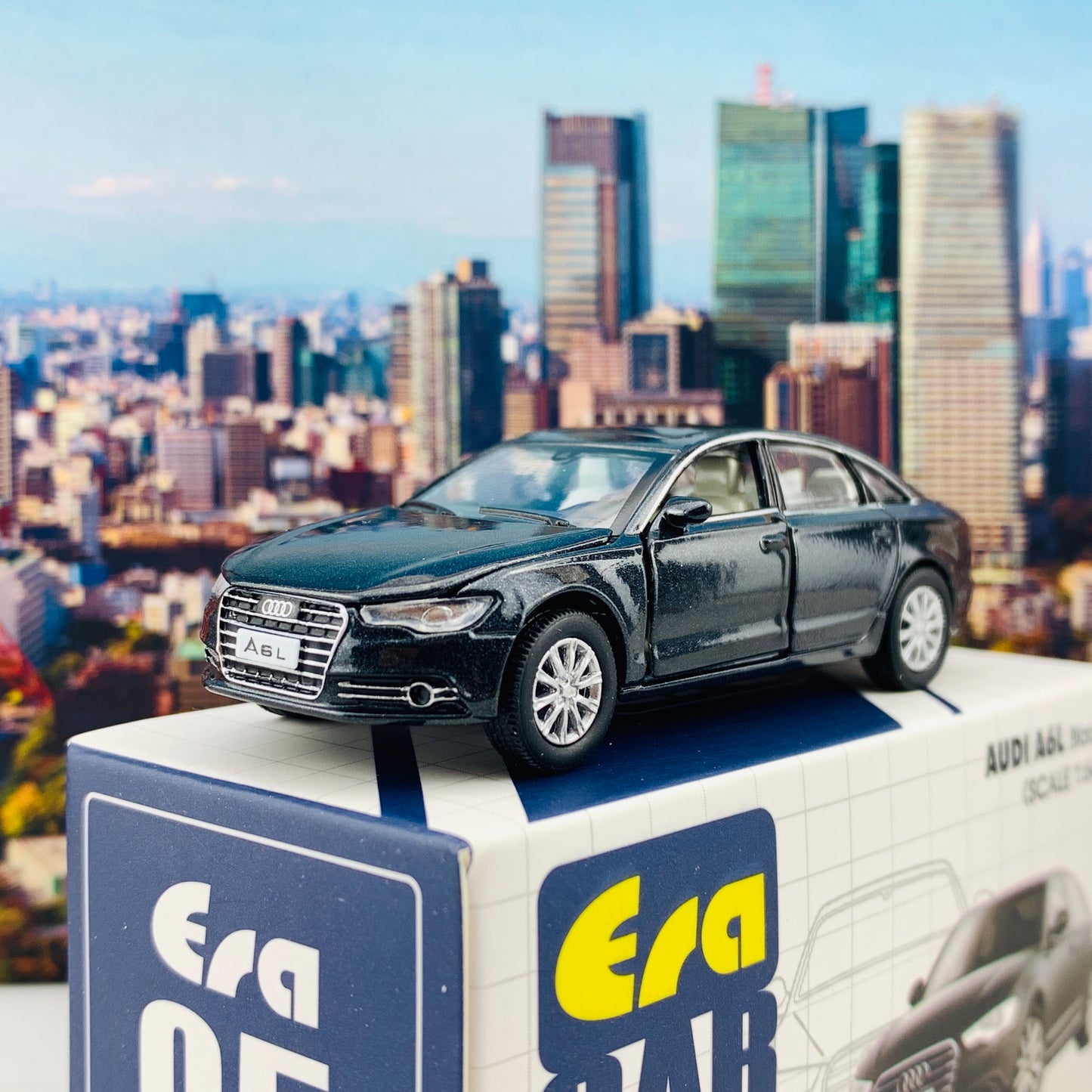 ERA CAR 1/64 Audi A6L Black AU19A6LRN05