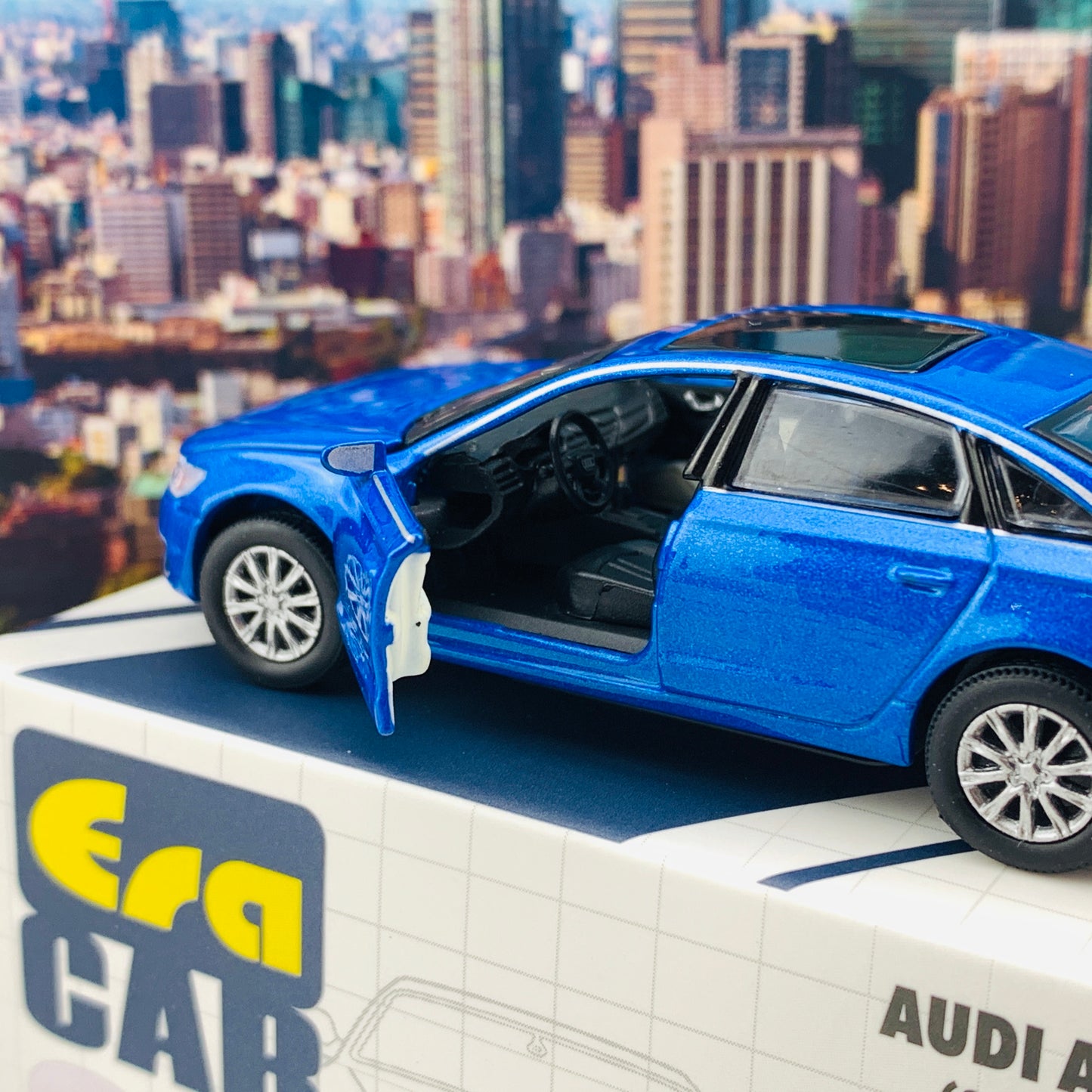 ERA CAR 1/64 Audi A6 Blue AU19A6RN09