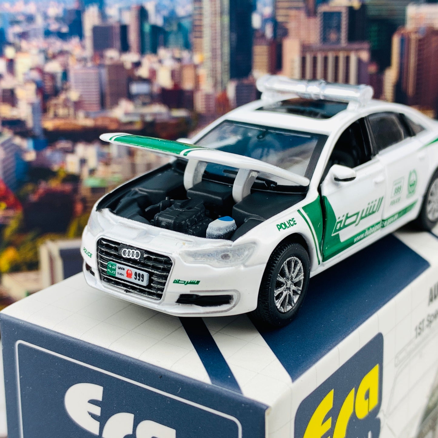 ERA CAR 1/64 Audi A6 Dubai Police Car 1ST Special Edition AU19A6RF09