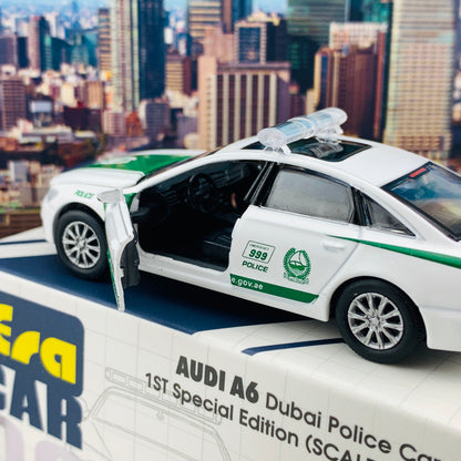 ERA CAR 1/64 Audi A6 Dubai Police Car 1ST Special Edition AU19A6RF09