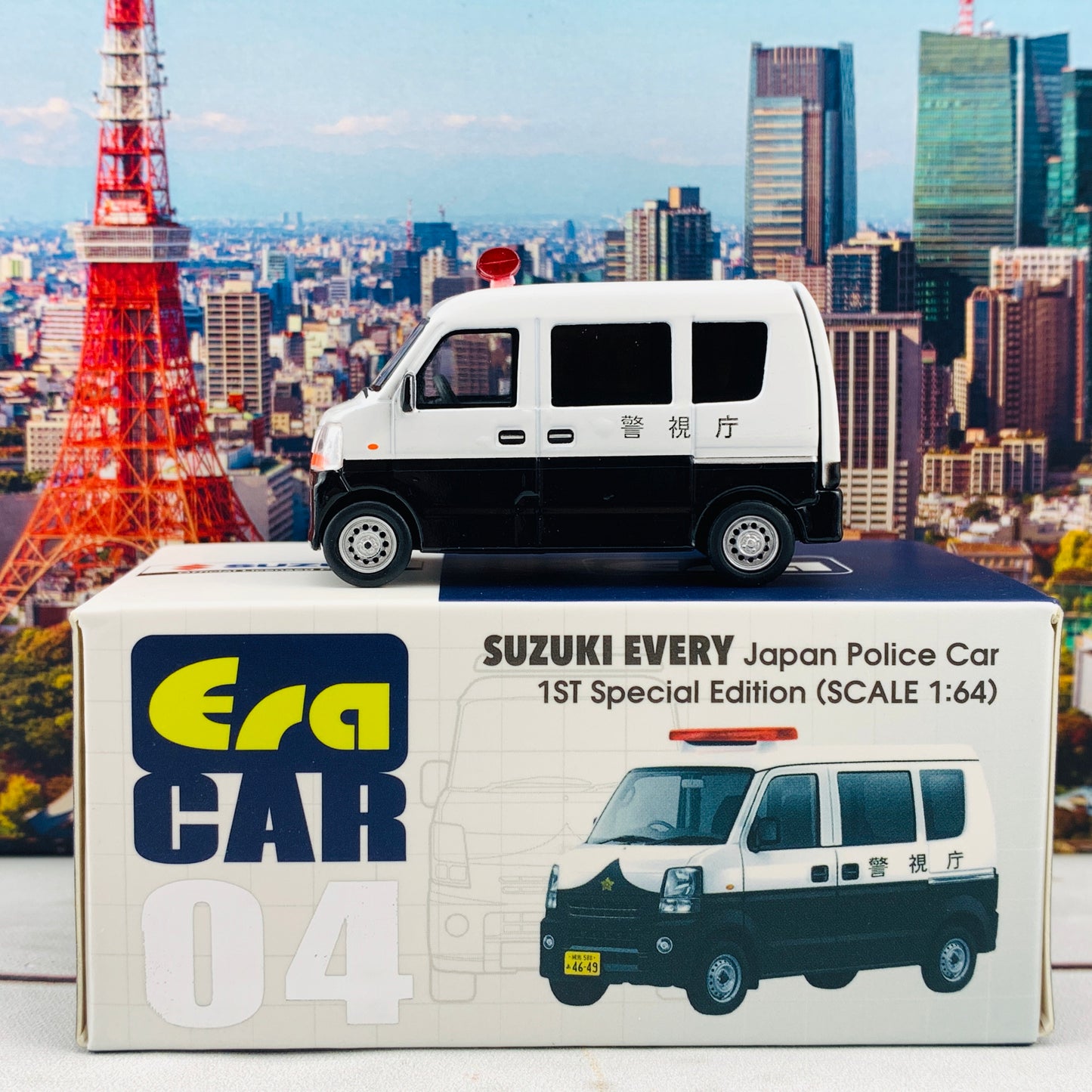 ERA CAR 1/64 Suzuki Every Japan Police Car 1ST Special Edition 180804RF