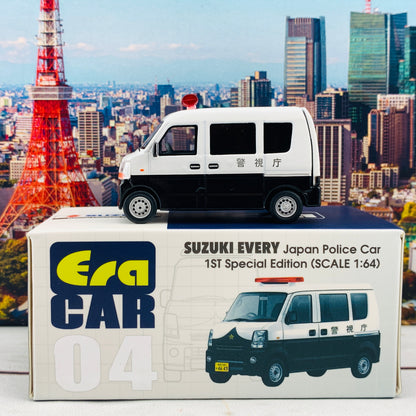 ERA CAR 1/64 Suzuki Every Japan Police Car 1ST Special Edition 180804RF