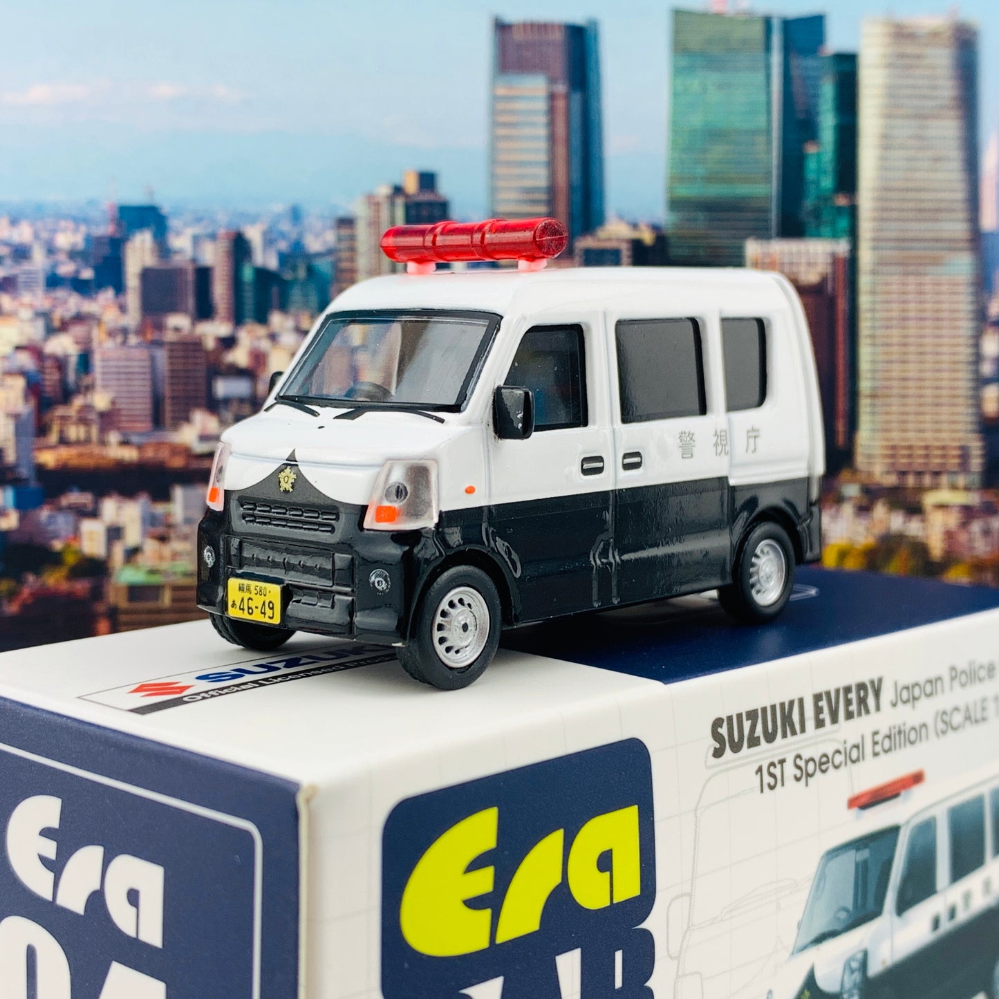 ERA CAR 1/64 Suzuki Every Japan Police Car 1ST Special Edition 180804RF