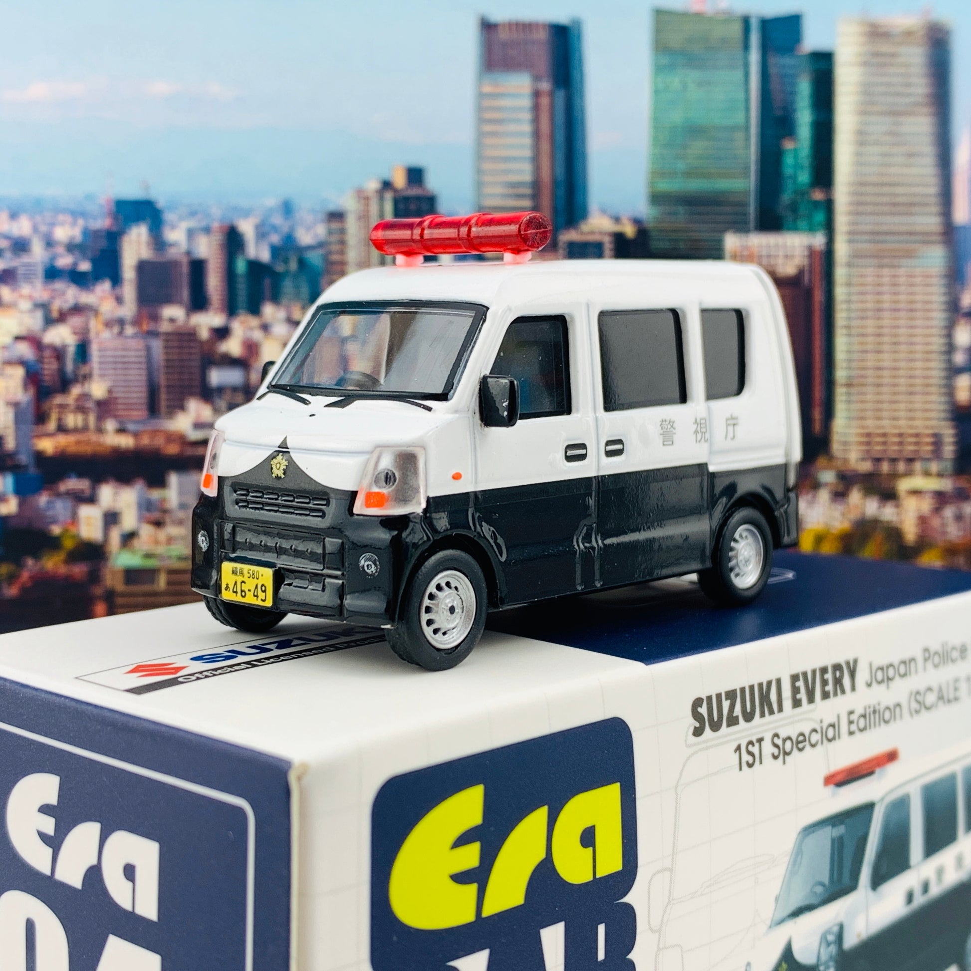 ERA CAR 1/64 Suzuki Every Japan Police Car 1ST Special Edition 180804RF