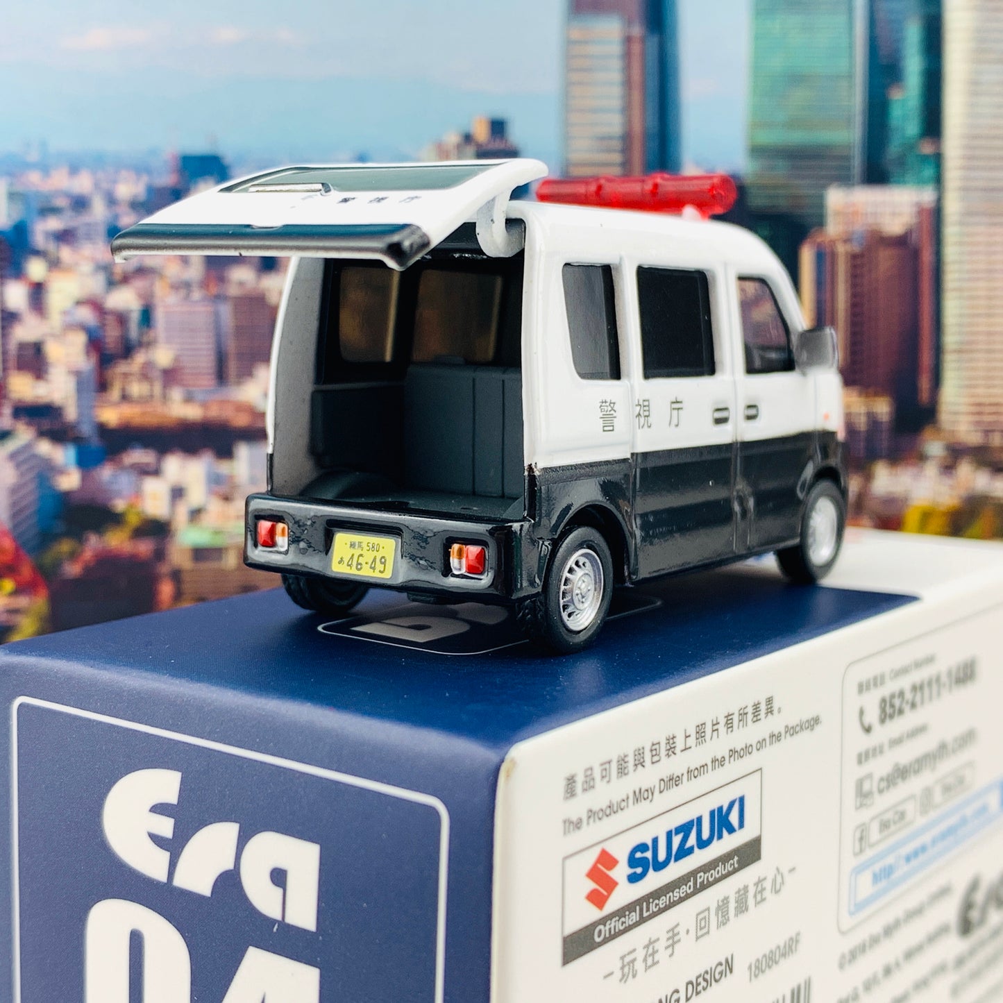ERA CAR 1/64 Suzuki Every Japan Police Car 1ST Special Edition 180804RF