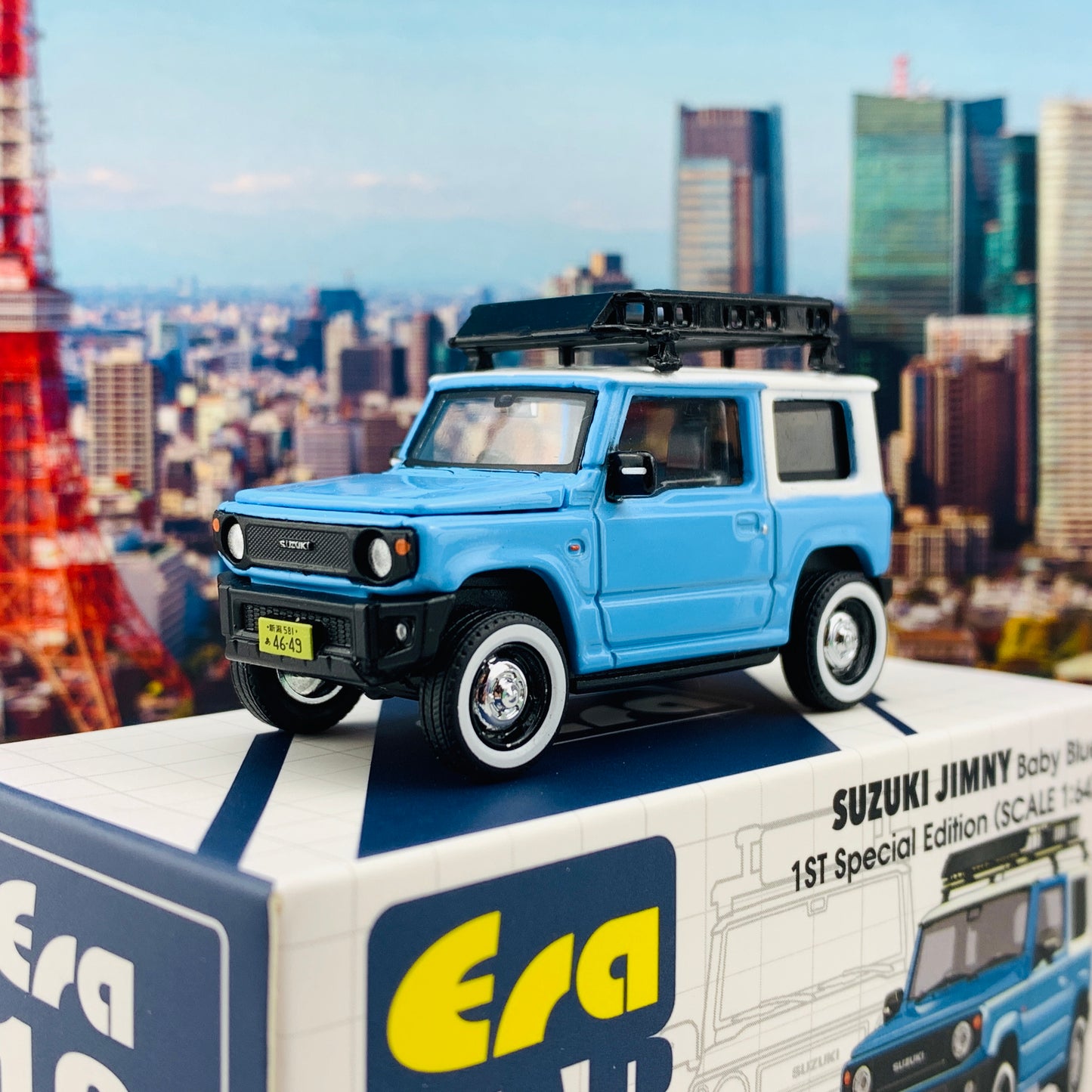 ERA CAR 12 Suzuki Jimny Baby Blue 1ST Special Edition (1/64) SU19JSRF12