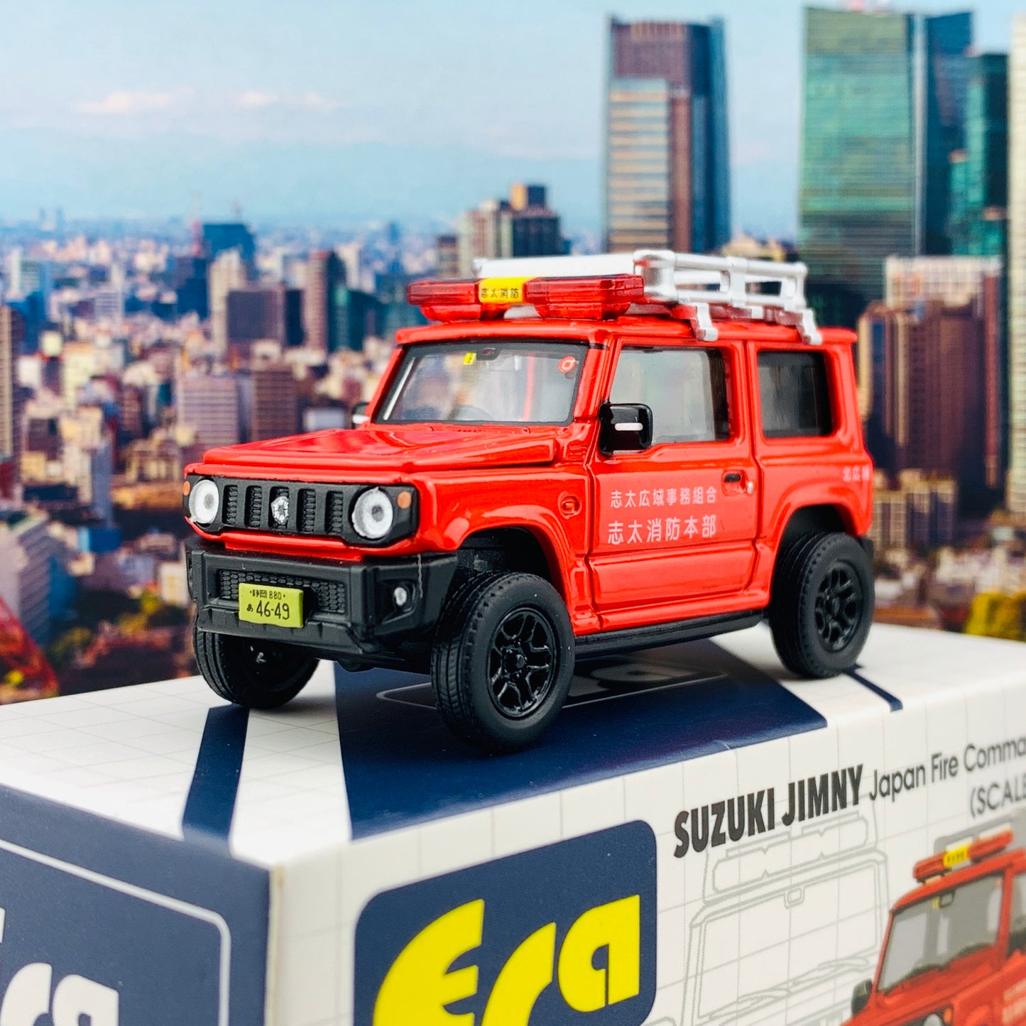 ERA CAR 1/64 Suzuki Jimny Japan Fire Command Car SU19JSRN13