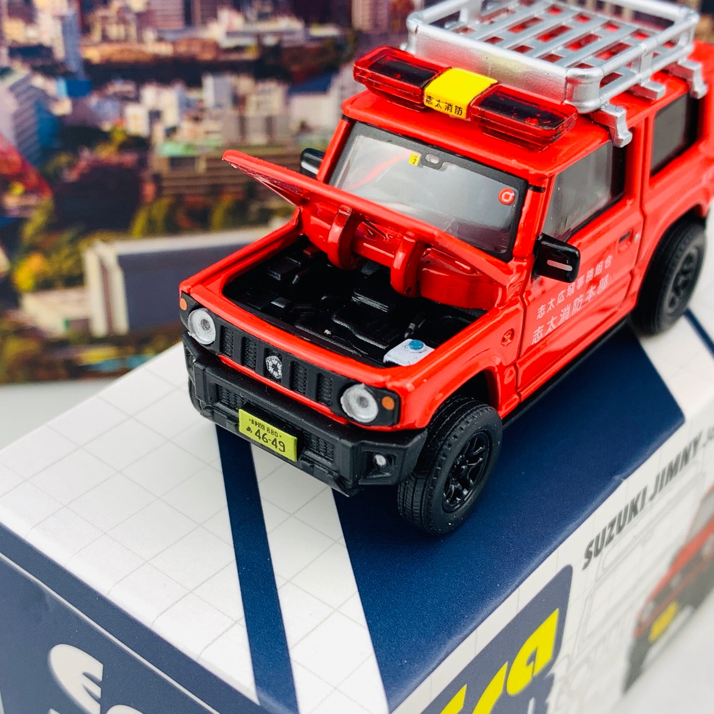 ERA CAR 1/64 Suzuki Jimny Japan Fire Command Car SU19JSRN13