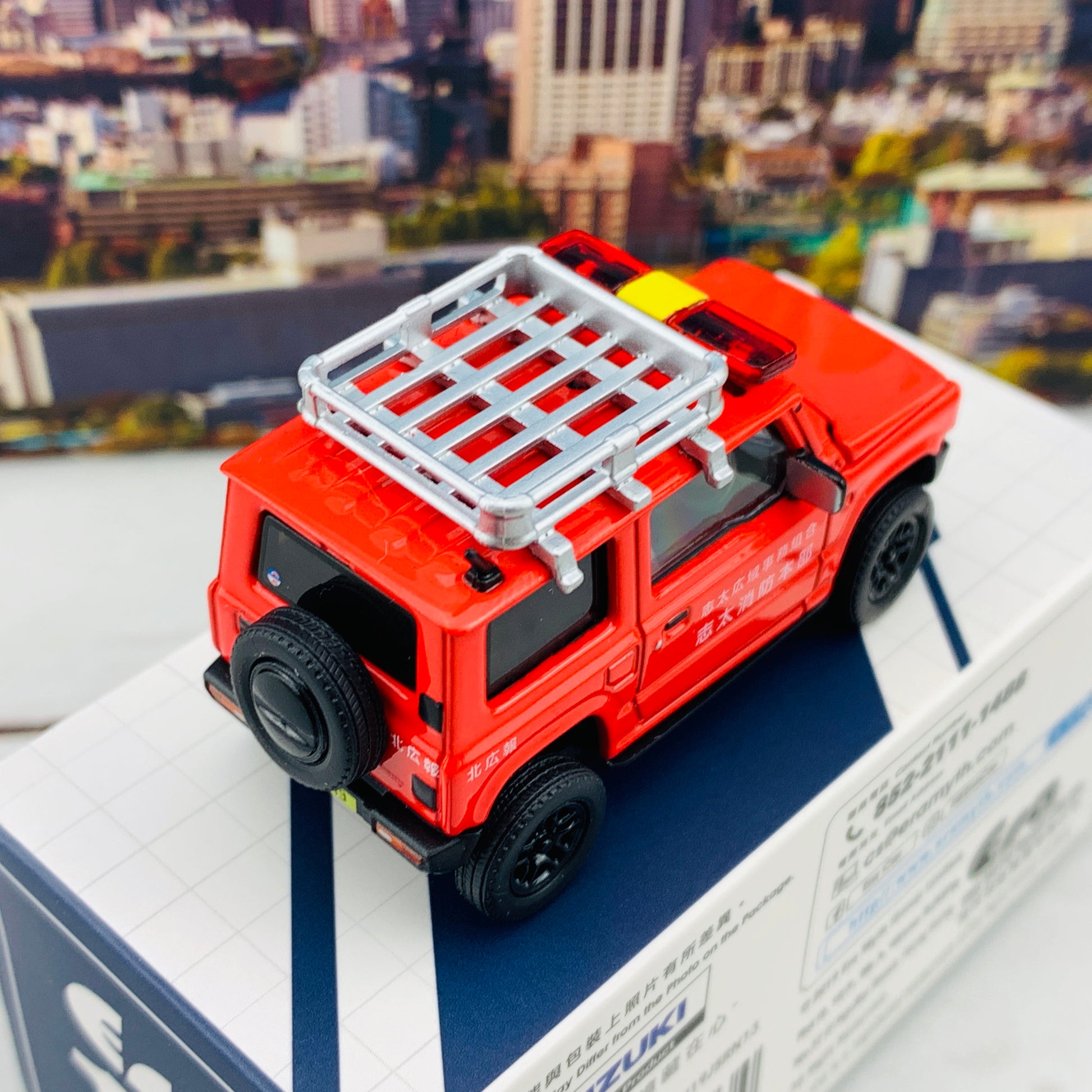 ERA CAR 1/64 Suzuki Jimny Japan Fire Command Car SU19JSRN13