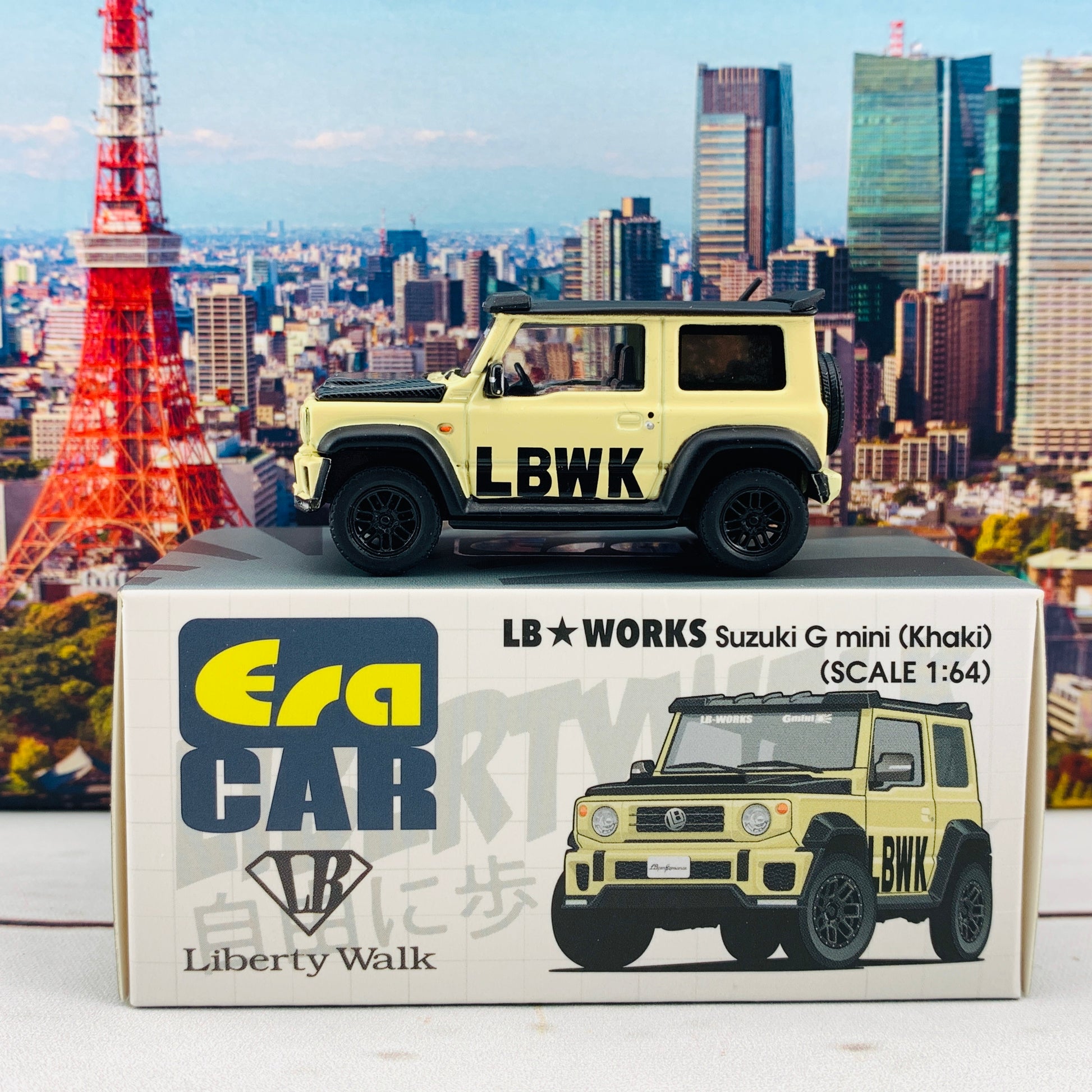 ERA CAR LB WORKS Suzuki G mini Khaki (1/64) SU19JSSP20