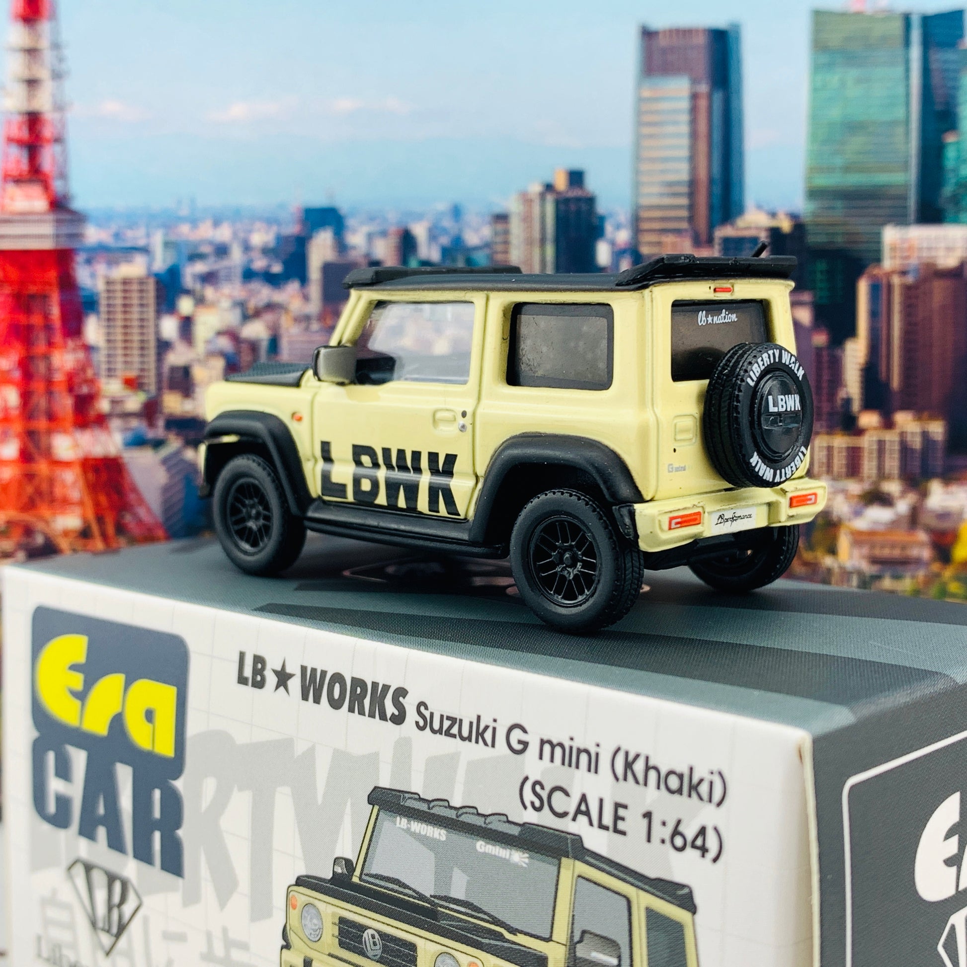 ERA CAR LB WORKS Suzuki G mini Khaki (1/64) SU19JSSP20