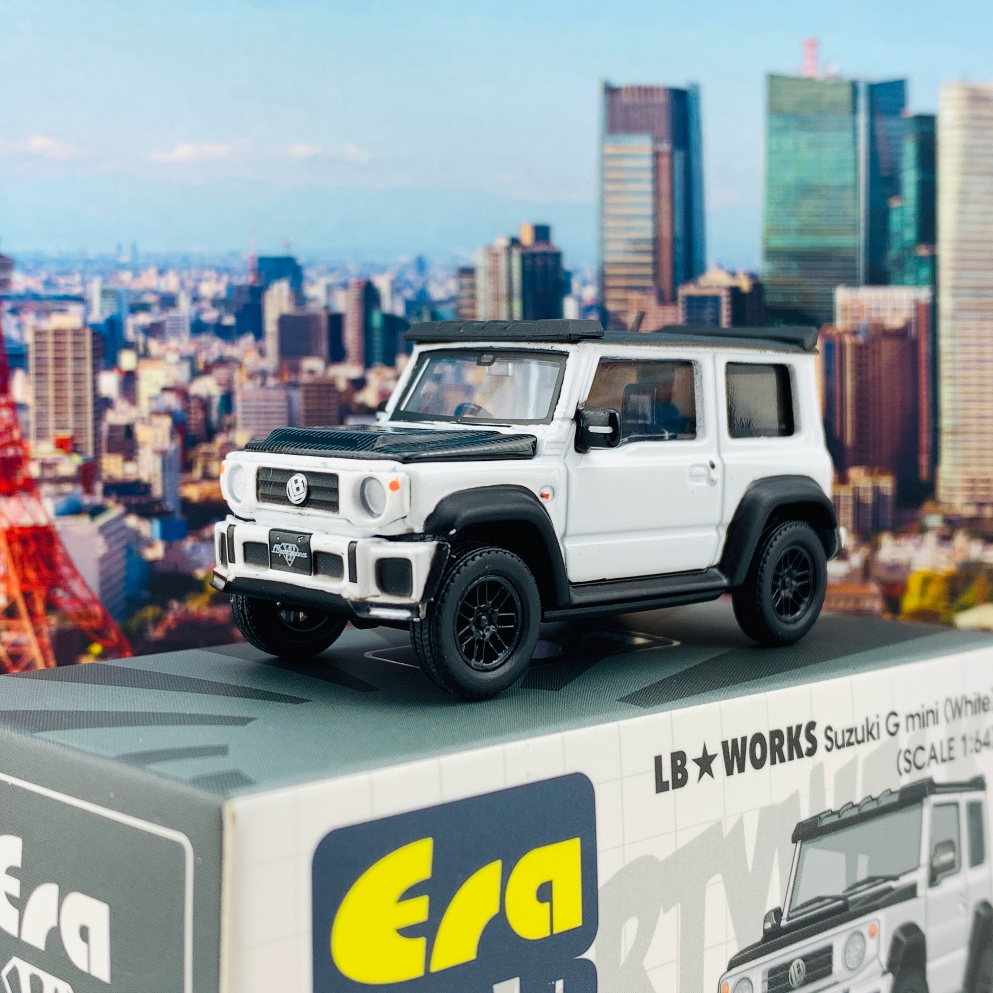 ERA CAR LB WORKS Suzuki G mini White (1/64) SU19JSSP06